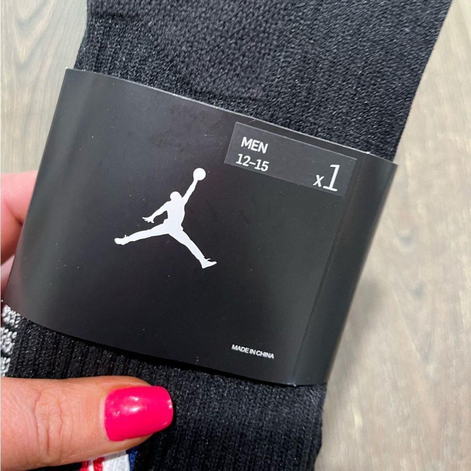 Nike NWT Nike Mens Air Jordan NBA Authentic Basketball Socks XL Size 38 - 2 Thumbnail