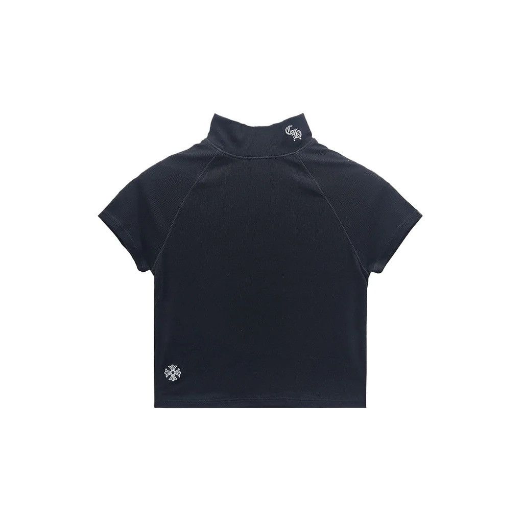 Chrome Hearts Shirt Women Bad Seed Mock Neck Size M
