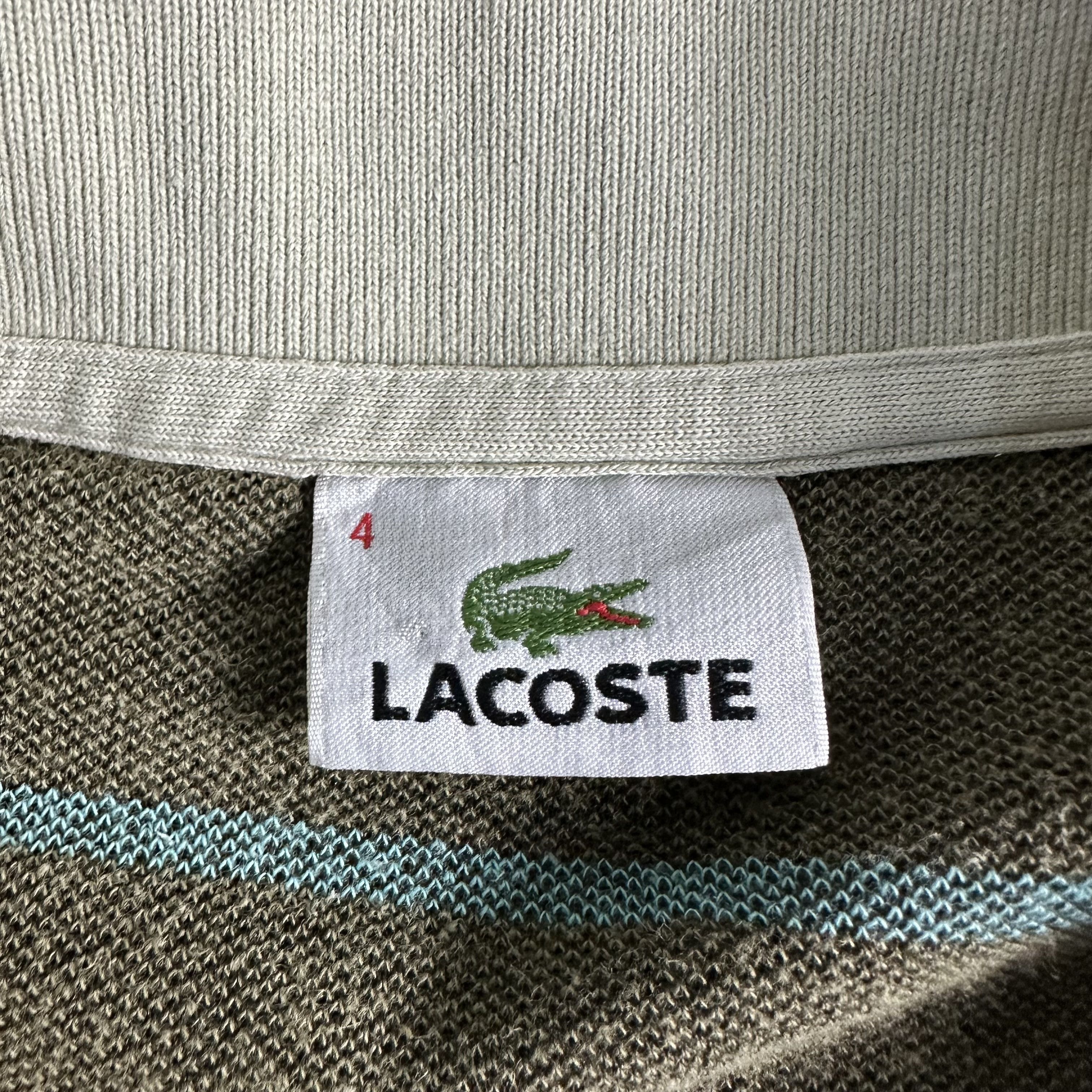 Lacoste 🔥RARE🔥Vtg Lacoste Stripes Towel Polo Shirt Made in Japan Size US XL / EU 56 / 4 - 6 Thumbnail