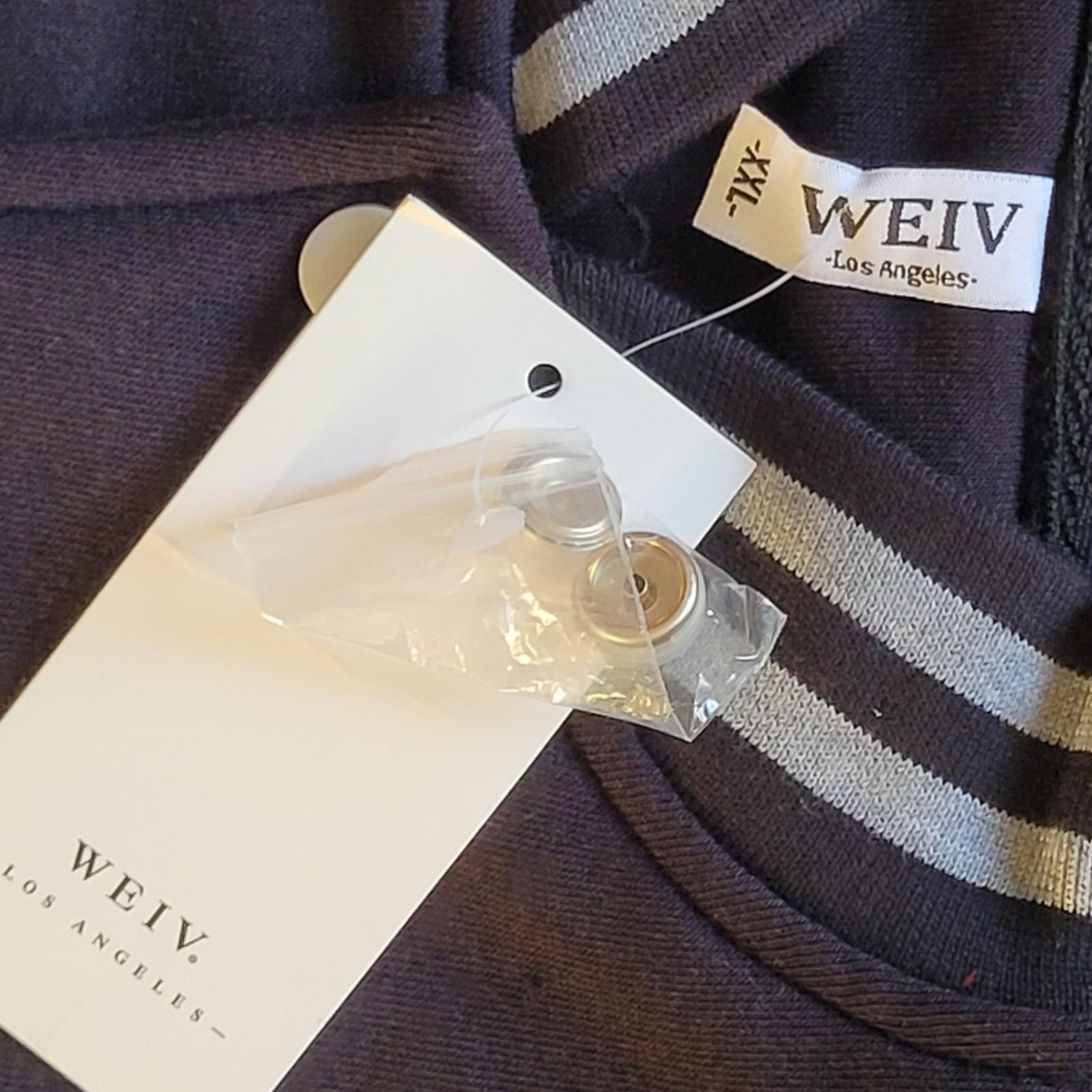 Stuart Weitzman Men's XXL Varsity Jacket Black Gray Snap - New! Size US XXL / EU 58 / 5 - 3 Thumbnail