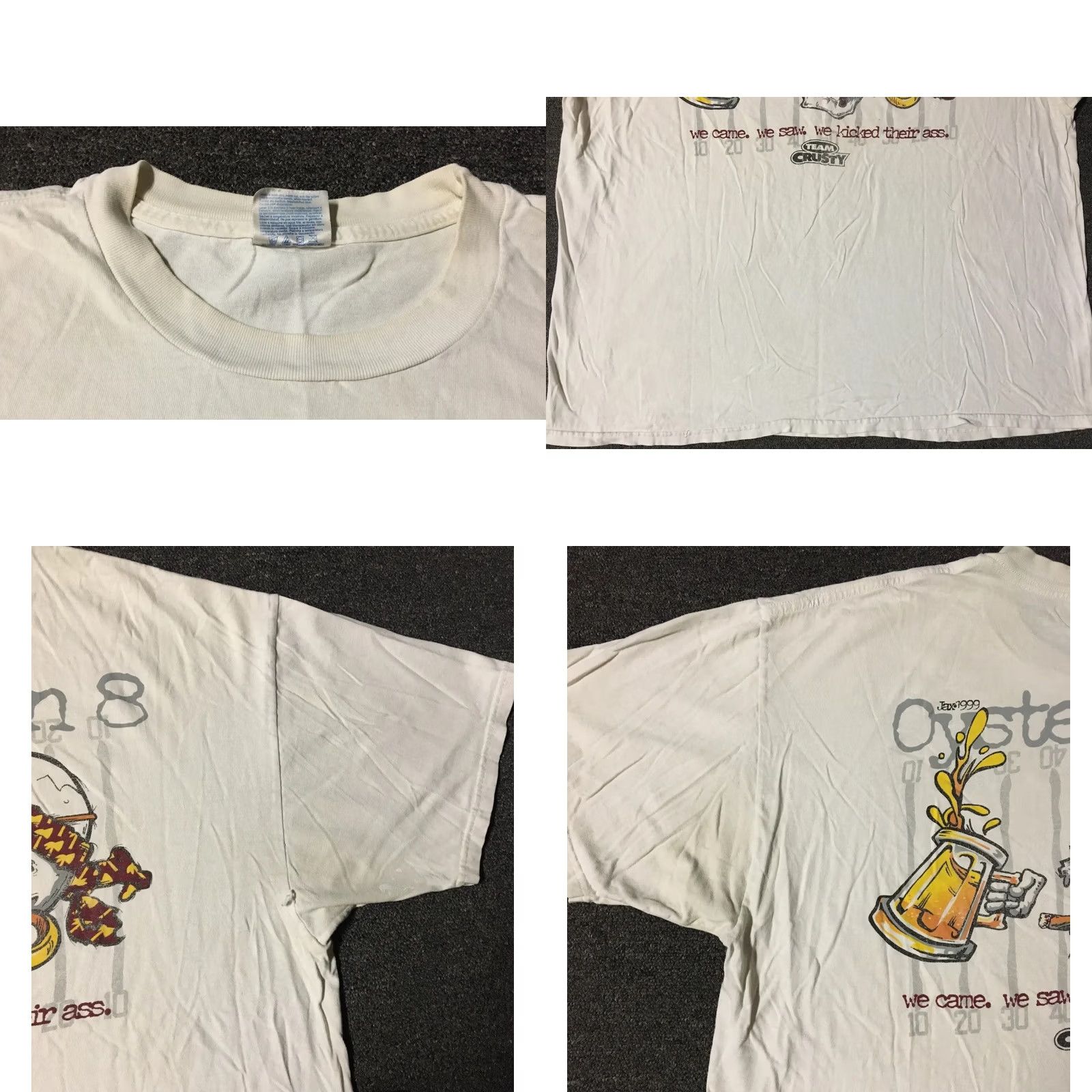 Vintage VINTAGE 90s Puke On Duke Noles Vs Blue Devils Shirt XXL College Funny Beer PE Size US XXL / EU 58 / 5 - 8 Thumbnail