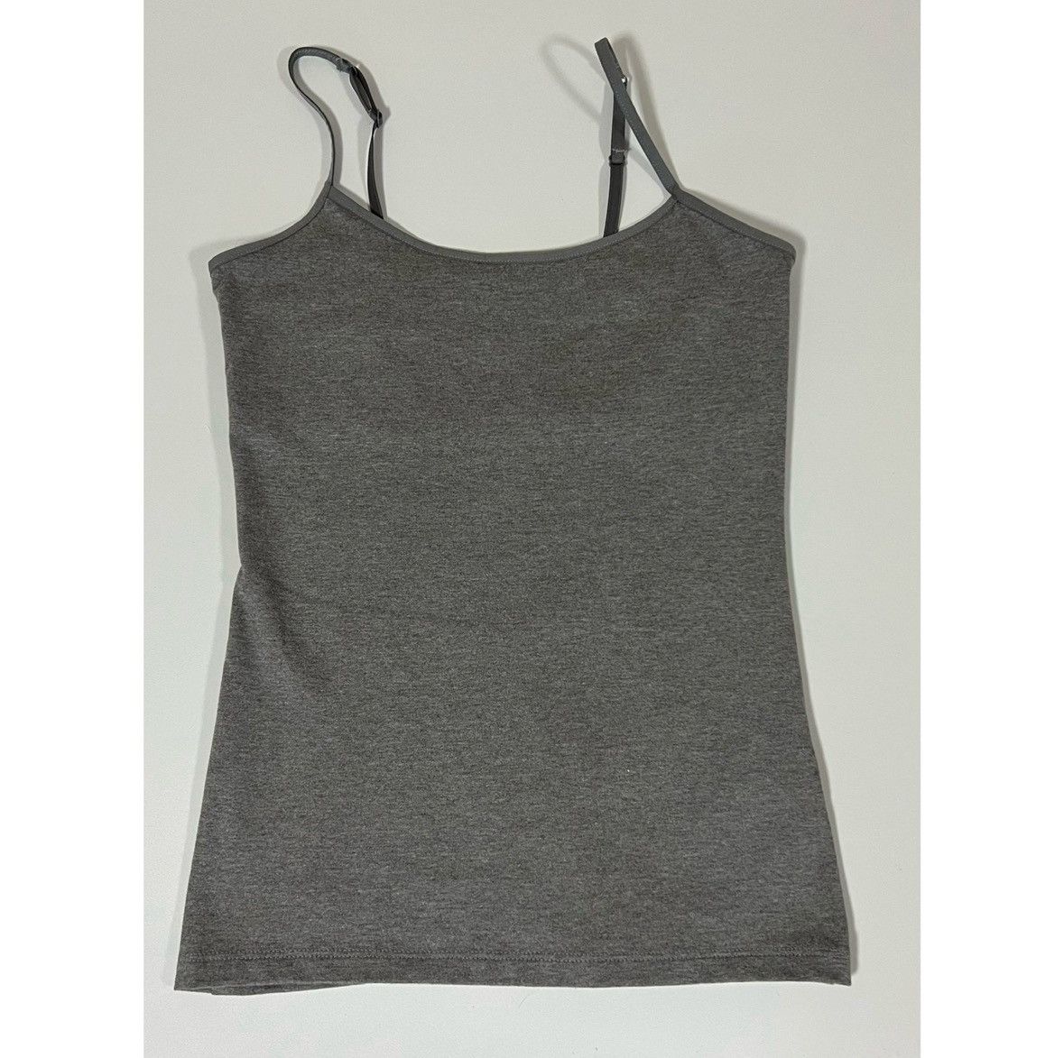 Sonoma SO Gray Grey Cami Shelf-Bra Camisole Tank Top Shirt Size S 🩶 Size S / US 4 / IT 40 - 2 Thumbnail