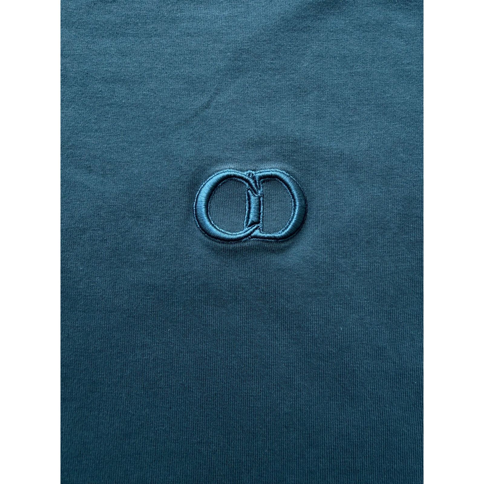 Dior Size M - Dior Embroidered CD Logo T-Shirt Size US M / EU 48-50 / 2 - 3 Thumbnail