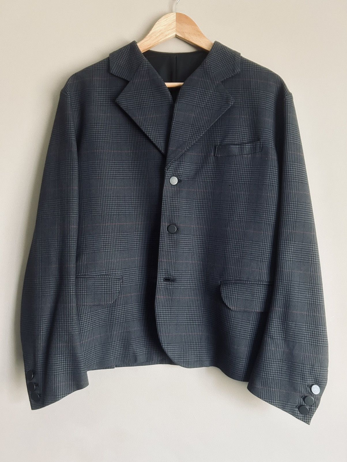 Christopher Nemeth CHRISTOPHER NEMETH Glen Check Jacket JKT142 Size 48R - 1 Thumbnail