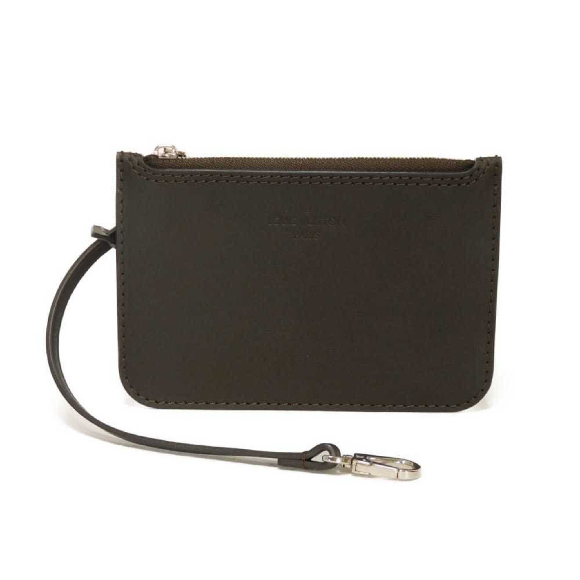 Louis Vuitton Louis Vuitton Pouch Hina PM (Pouch only, key hook, strap, coin case, logo embossed, dark brown, M54350) - Men's and Women's Size ONE SIZE - 1 Thumbnail