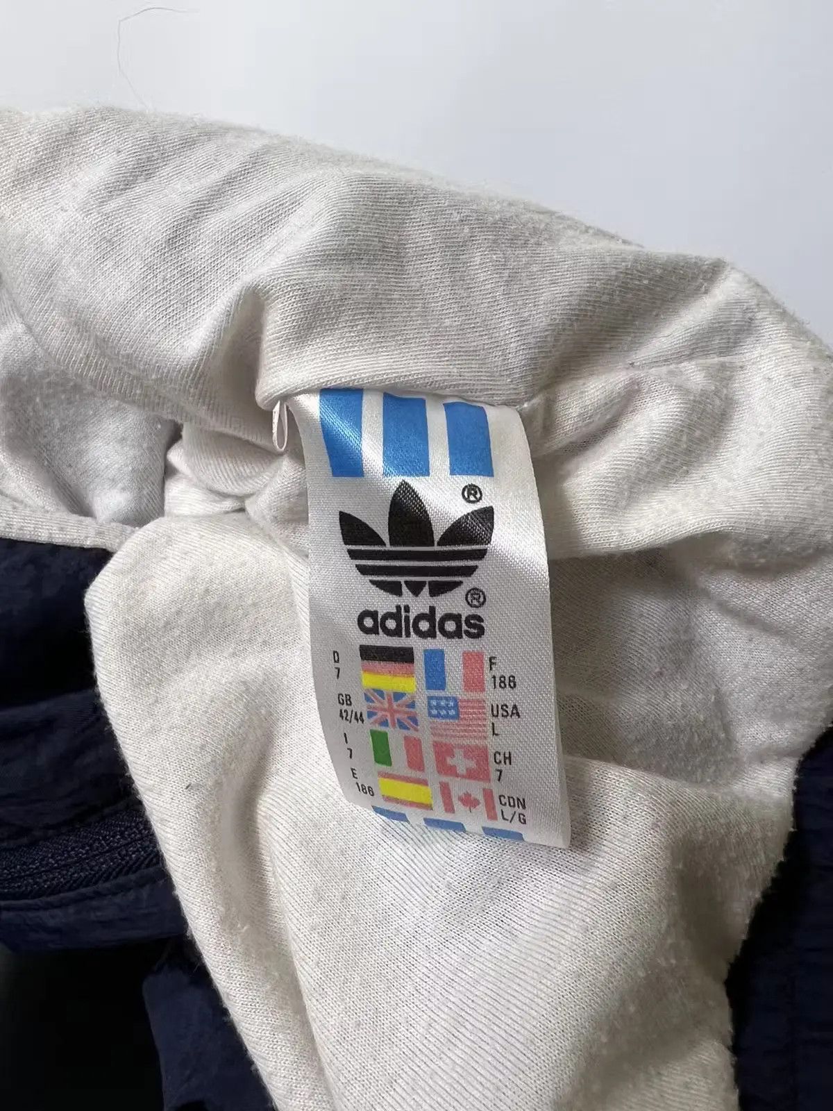 Adidas × Vintage Vintage Adidas full zip track top Size US L / EU 52-54 / 3 - 6 Thumbnail