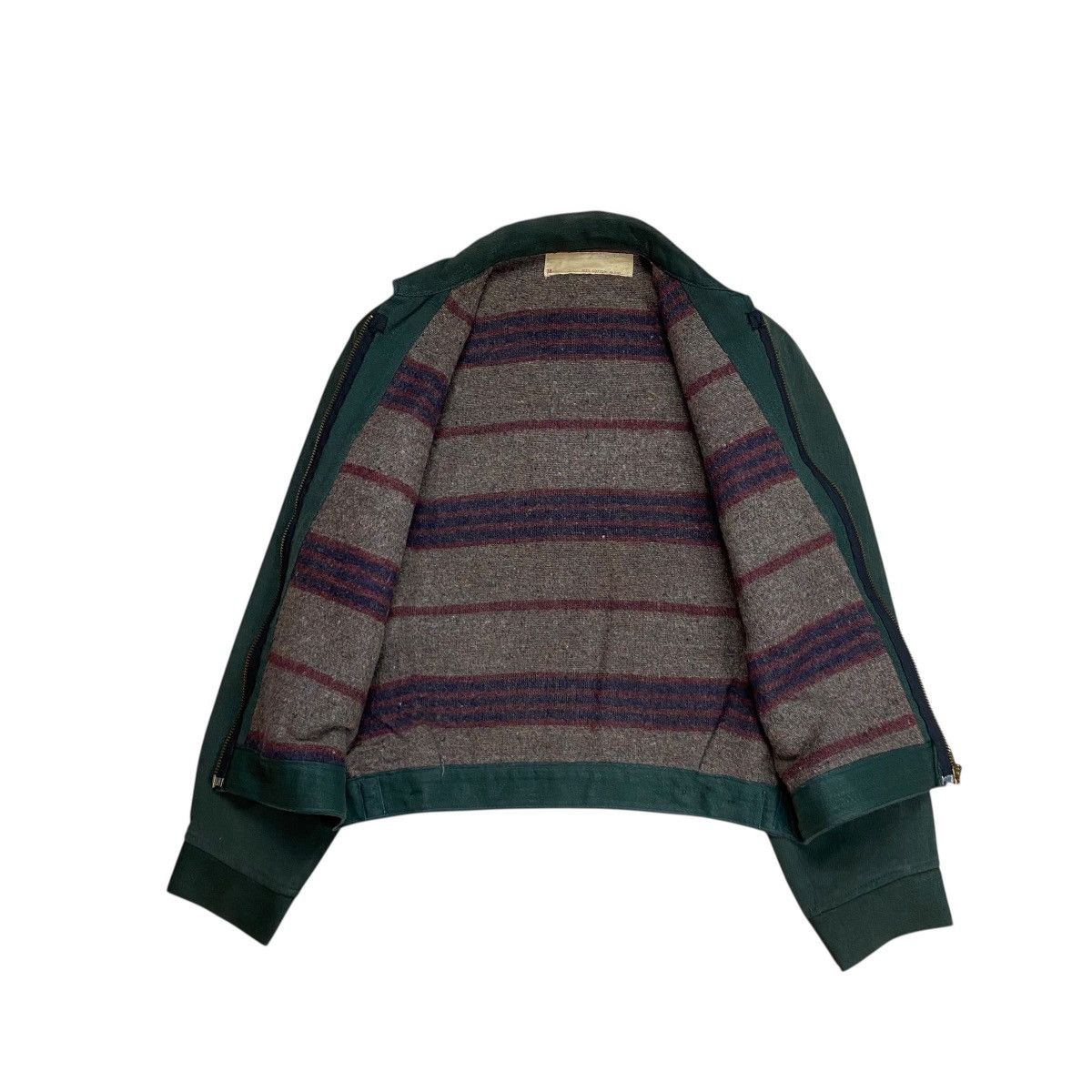 Vintage Rare Vintage 50’s Whipcord Blanket Troy Lining Work Jacket Size US M / EU 48-50 / 2 - 3 Thumbnail