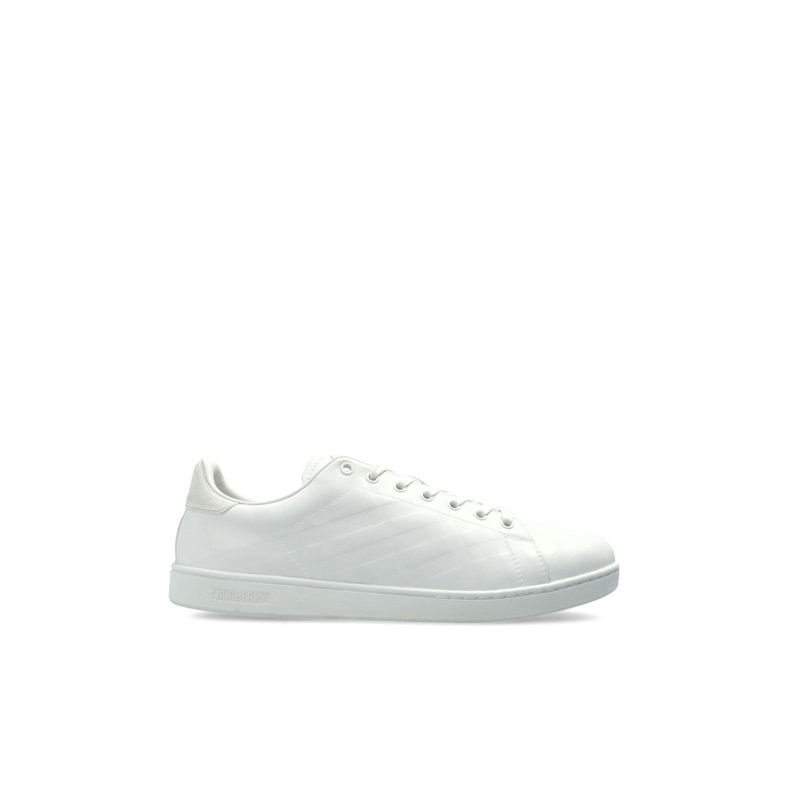 Burberry BURBERRY White Leather Sneakers New & Authentic (Men's size: Size US 7 / EU 40 - 5 Thumbnail