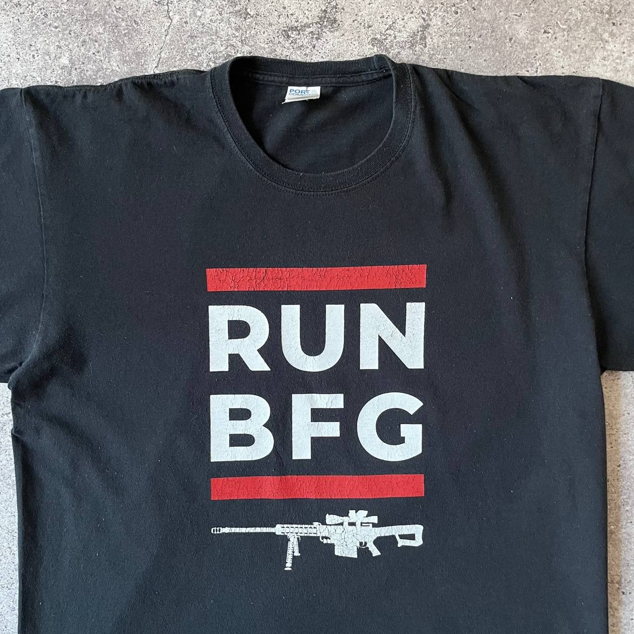 Rap Tees RUN BFG Big F Gun Black Red T Shirt Size US XL / EU 56 / 4 - 3 Thumbnail