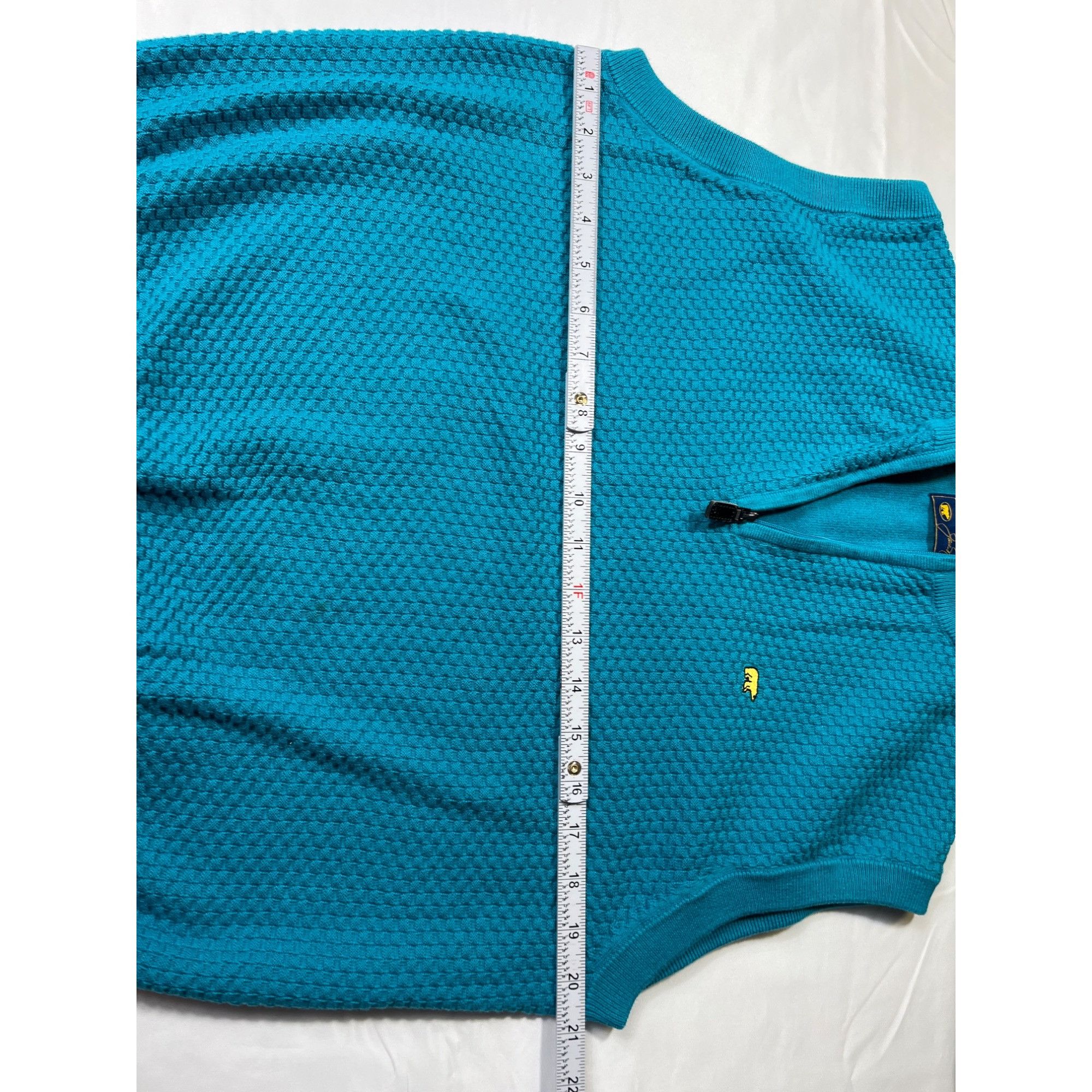 Designer Jack Nicklaus Mens Blue knite vest size M SKU 7101 Size US M / EU 48-50 / 2 - 5 Thumbnail