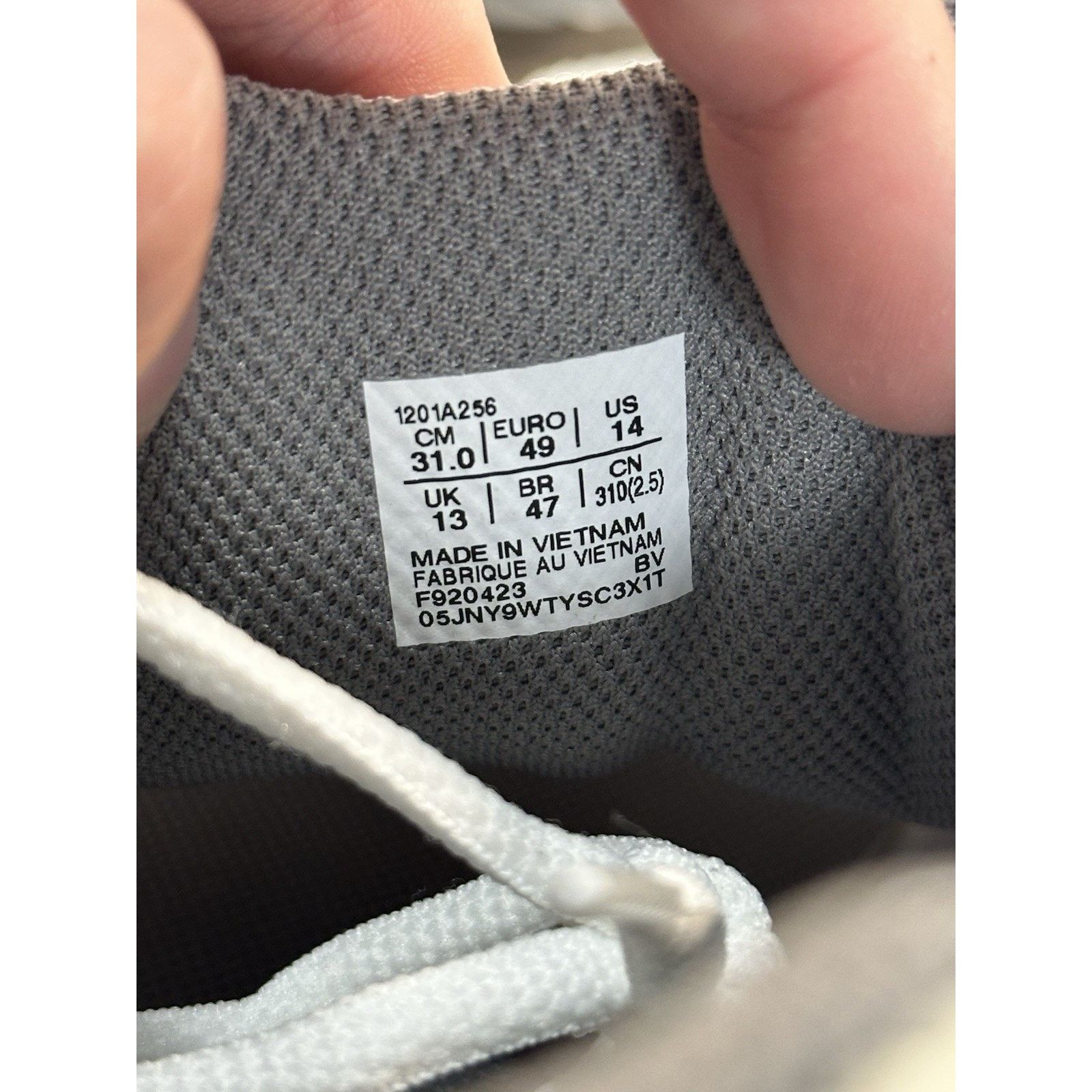 Asics Asics Gel 1130 White Clay Grey - Size 14 (Damaged Box) Size US 14 / EU 47 - 7 Thumbnail