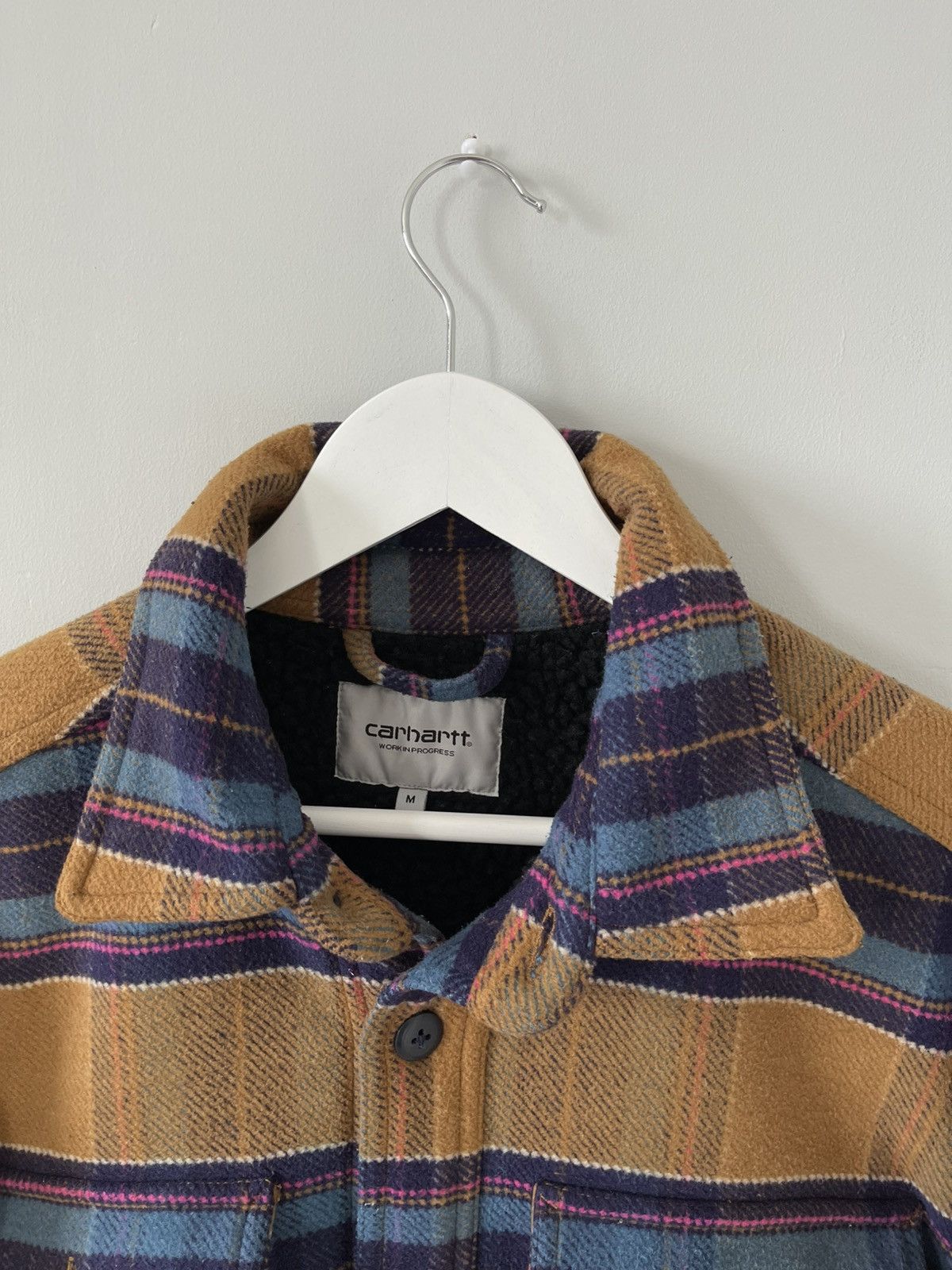 Carhartt Wip Carhartt WIP Flannel Sherpa Lined Daron Shirt Jacket Size US M / EU 48-50 / 2 - 7 Thumbnail