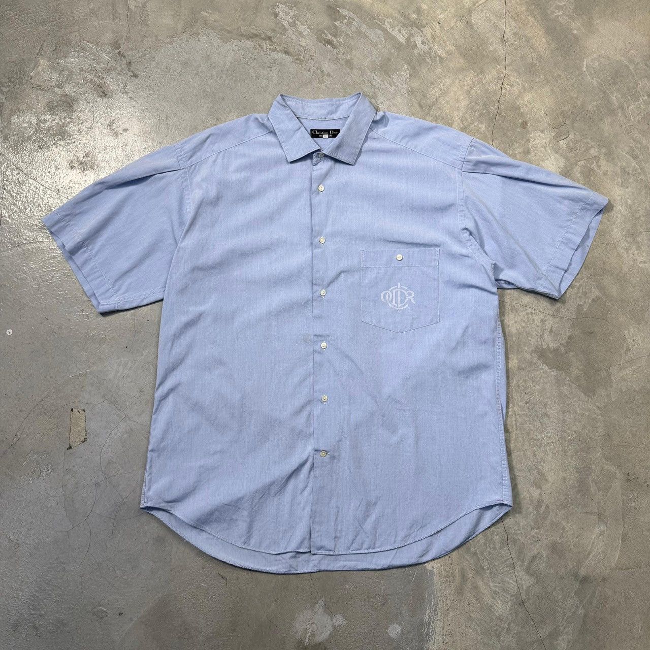 Christian Dior Monsieur 👔 Dior Christian Dior Short Sleeve Logo Embroidered Shirt Size US XL / EU 56 / 4 - 1 Thumbnail