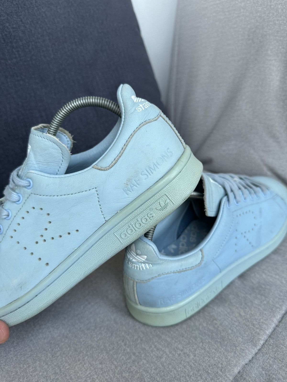Raf Simons Raf Simons x Adidas Stan Smith Leather Sneakers Size US 5.5 / EU 38 - 4 Thumbnail