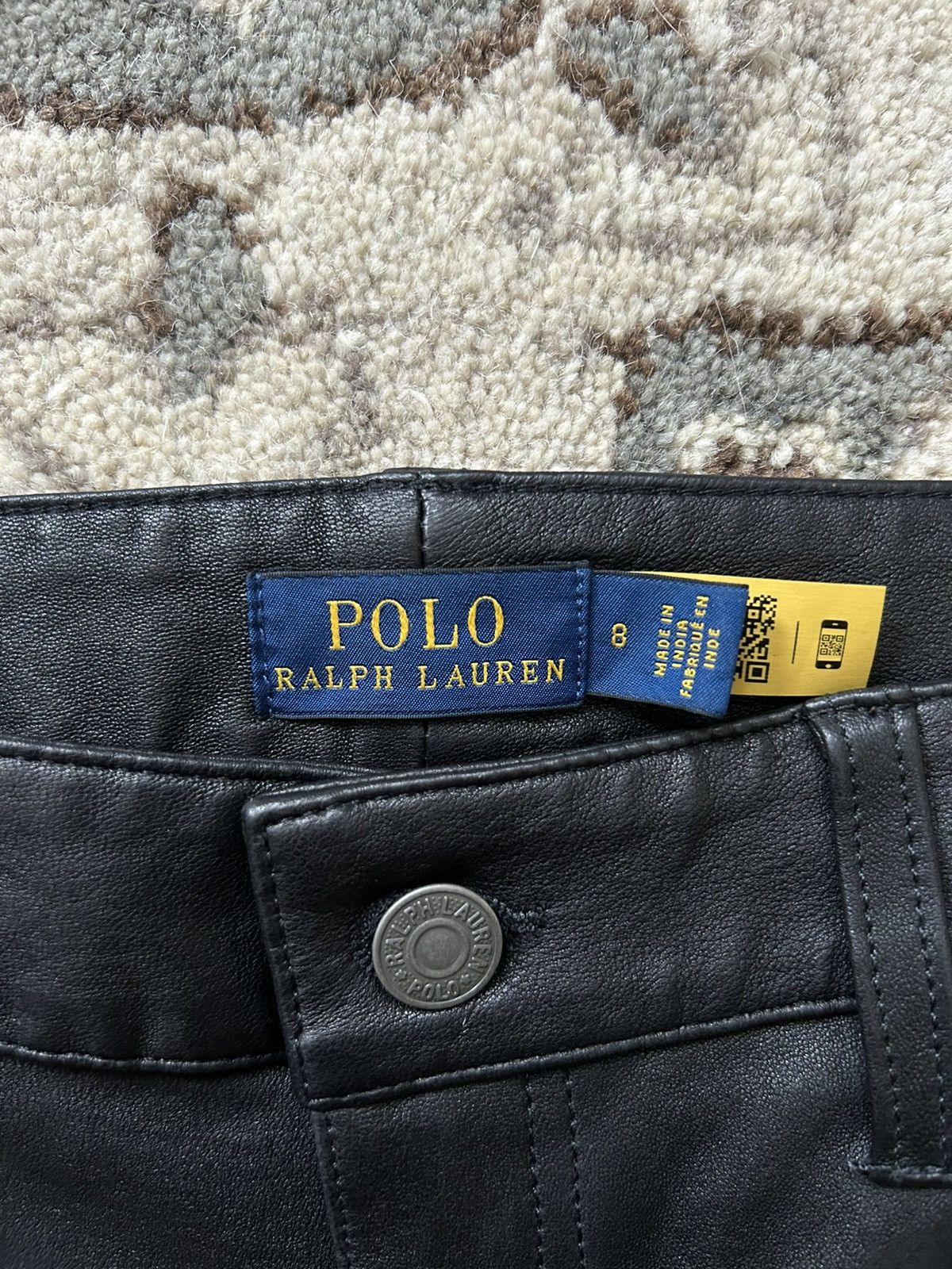 Polo Ralph Lauren Lambskin 5-Pocket Super Slim Pant Size 30" / US 8 / IT 44 - 4 Thumbnail