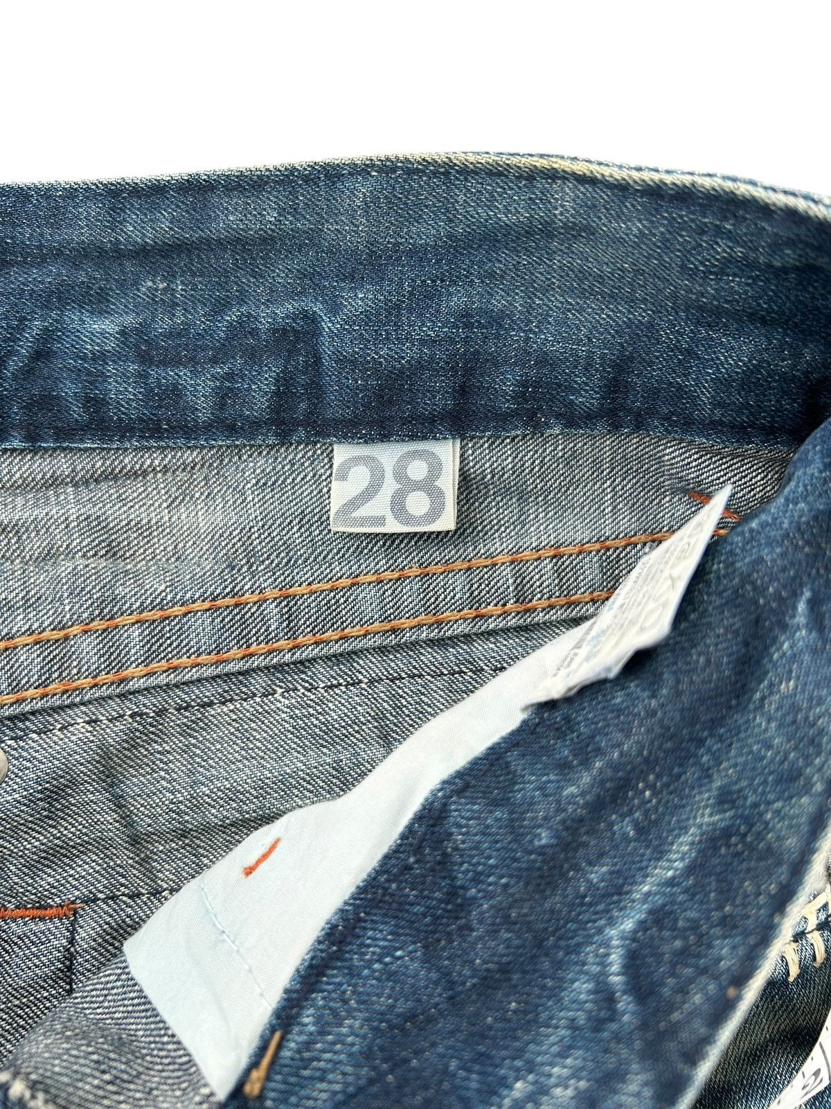 Kapital Flare Yoshitomo Nara Lolita Vintage Distressed Denim Jeans Size US 33 - 15 Thumbnail