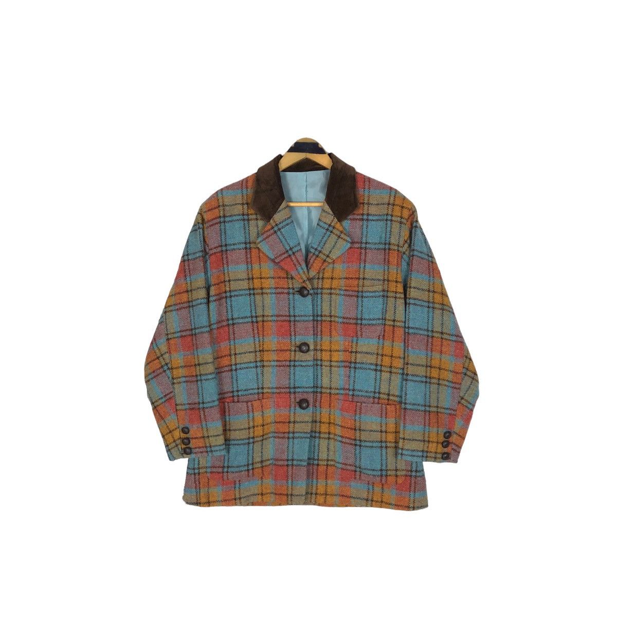 Harris Tweed Vintage Harris Tweed Plaid Tweed Jacket Hand Woven Size L / US 10 / IT 46 - 2 Thumbnail