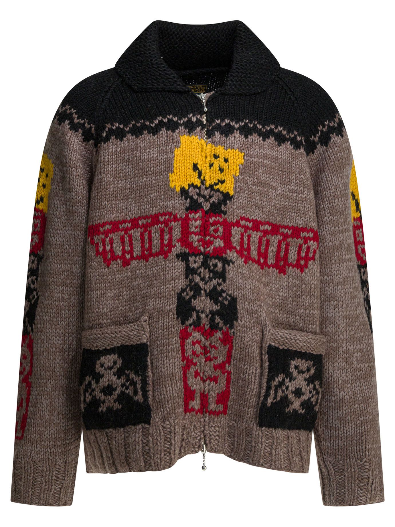 Kapital Kapital Peckish Totem Pole Zippered Sweater. tag size 3 Men - USA Duties Paid Size US L / EU 52-54 / 3 - 1 Thumbnail