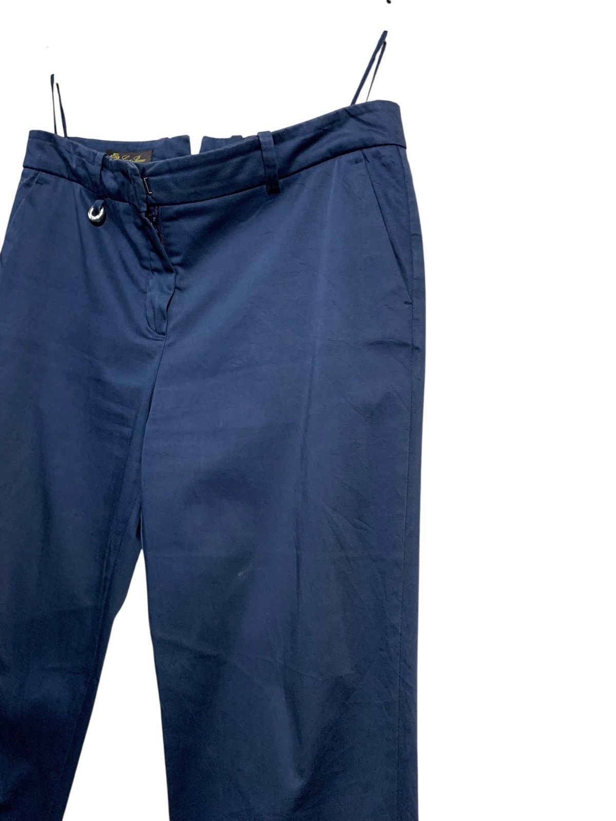 Loro Piana 🔥LORO PIANA BLUE NAVY ANKLE PANT TROUSER Size 30" / US 8 / IT 44 - 4 Thumbnail