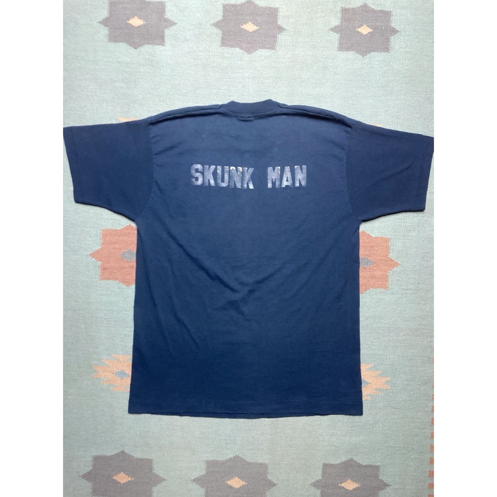 Fruit Of The Loom VINTAGE 90s Fruit of the Loom T-Shirt 4H camp Palmer farm Skunk Man FOTL XL Blue Mens Size US XL / EU 56 / 4 - 6 Thumbnail