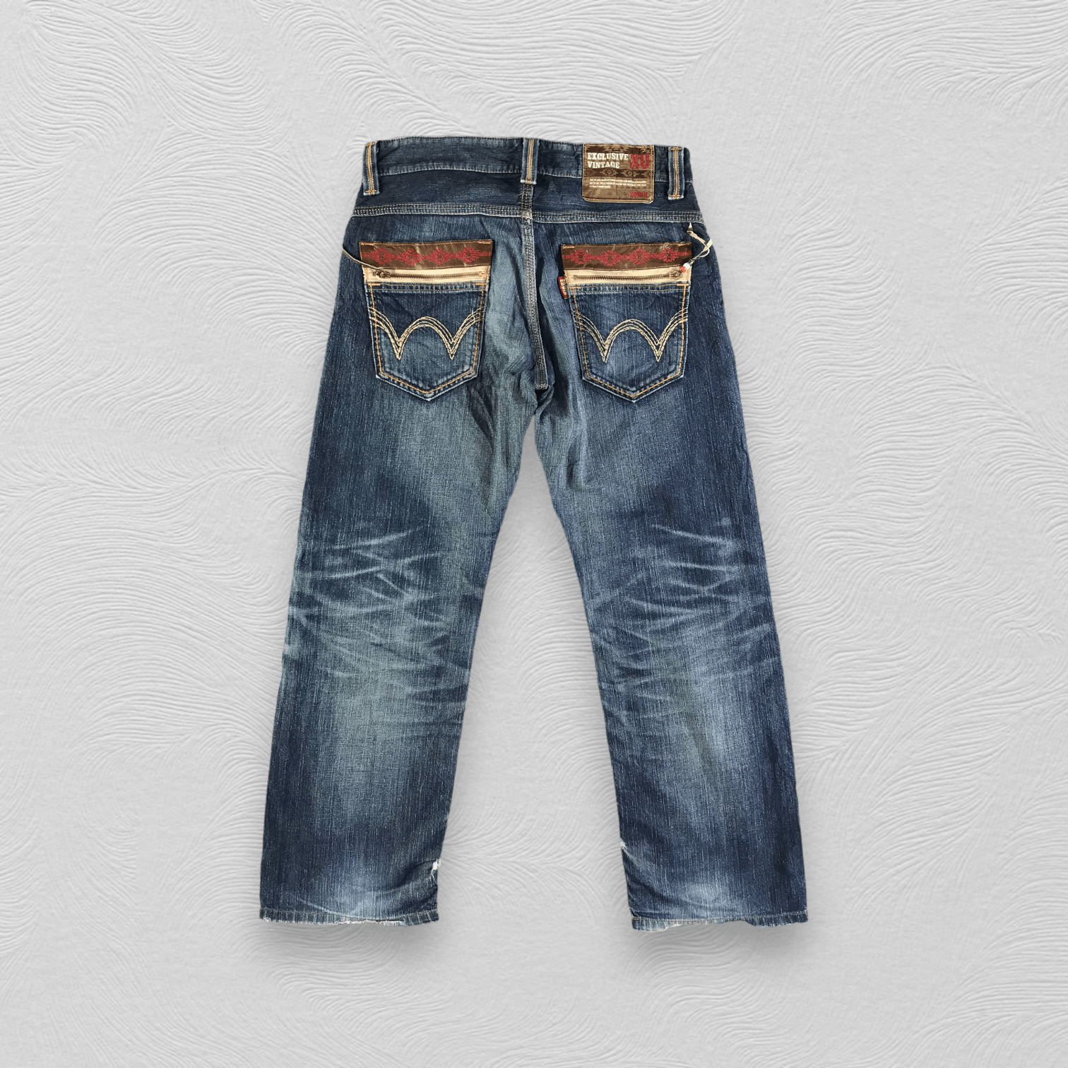 Edwin Edwin XV Jeans Faded Blue Denim KJ3135 Size US 32 / EU 48 - 2 Thumbnail