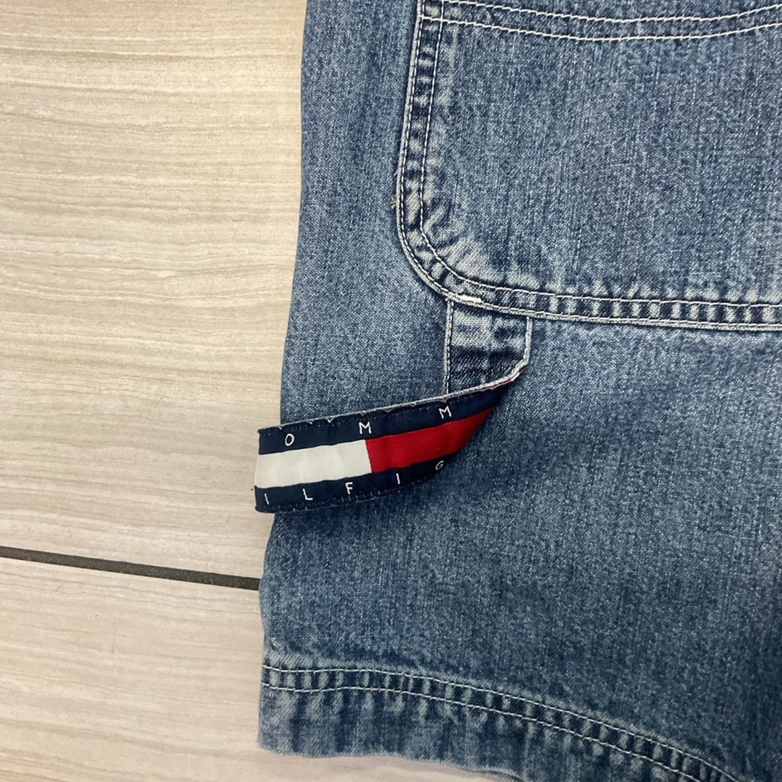 Tommy Hilfiger Vintage Tommy Hilfiger Denim Overalls Size 32 - 8 Thumbnail