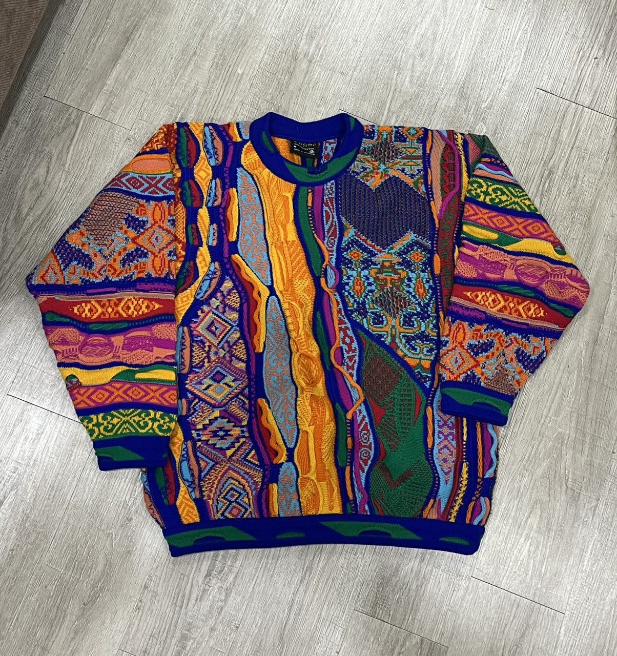 Coogi COOGI Vintage 3D Sweater Size US M / EU 48-50 / 2 - 1 Thumbnail