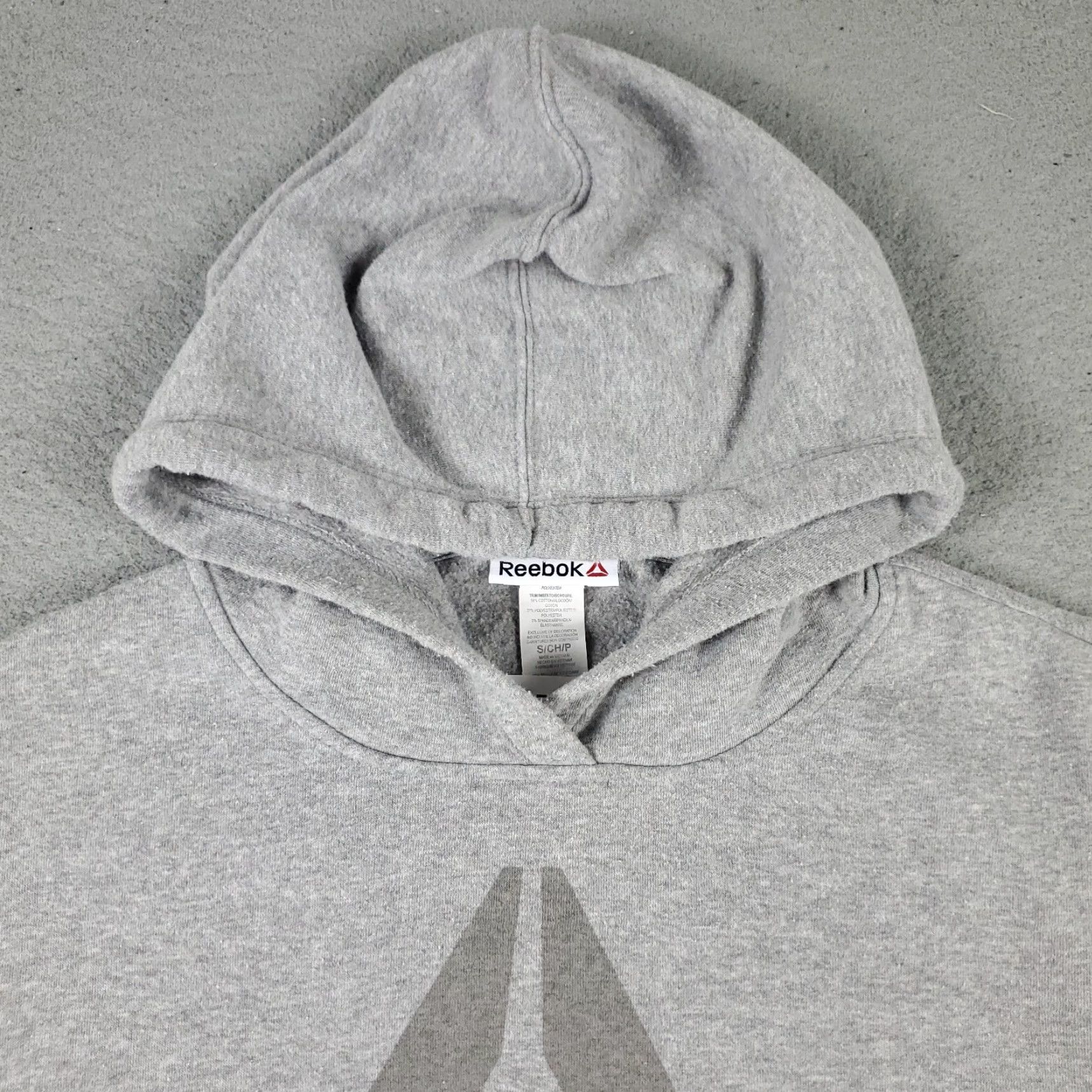 Reebok VINTAGE Reebok Hoodie Pullover Mens Size Small Regular Fit Gray Cotton Fleece Casual Sports Size US S / EU 44-46 / 1 - 3 Thumbnail