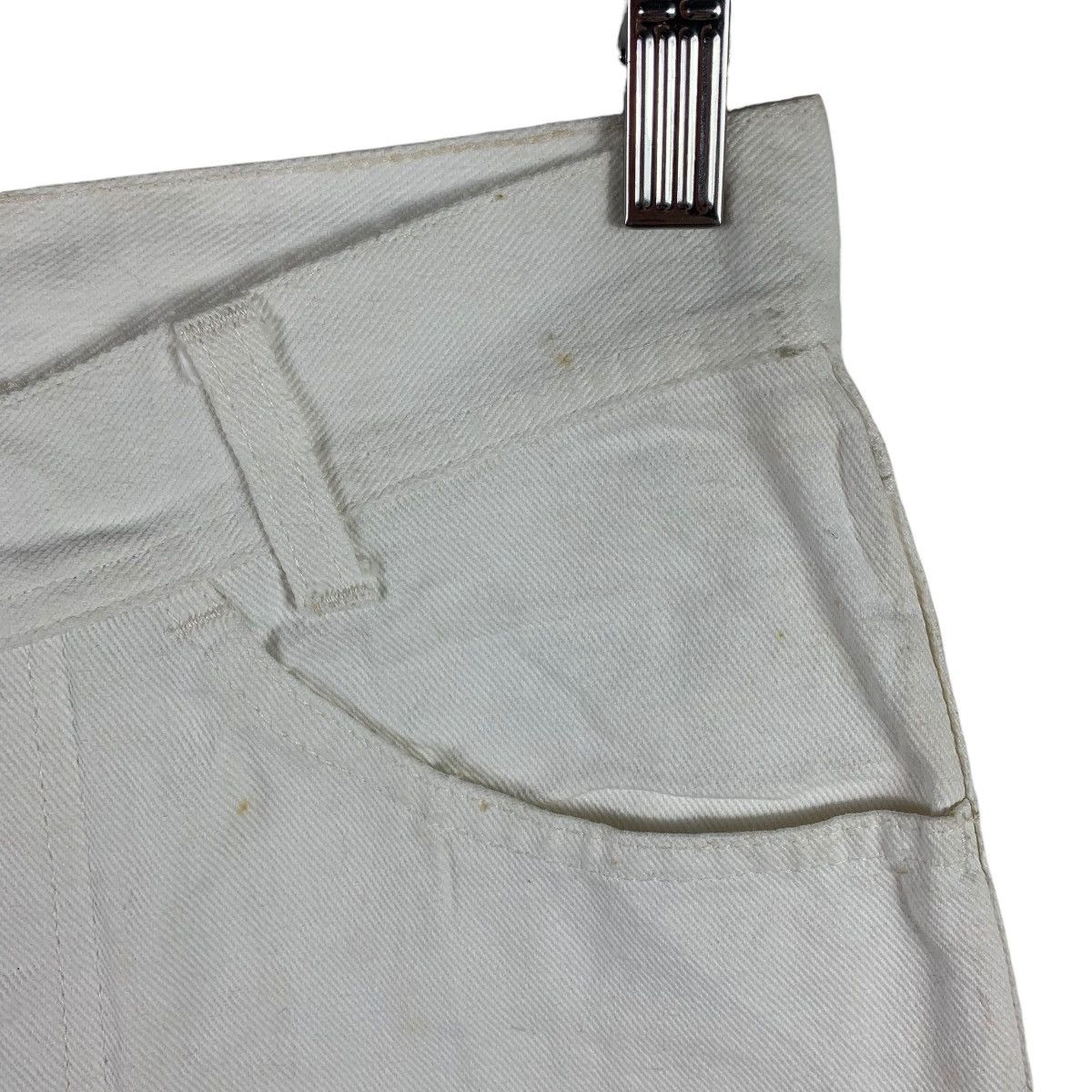 Stone Island × Vintage Vintage STONE ISLAND patches white jeans Size 27" / US 4 / IT 40 - 8 Thumbnail