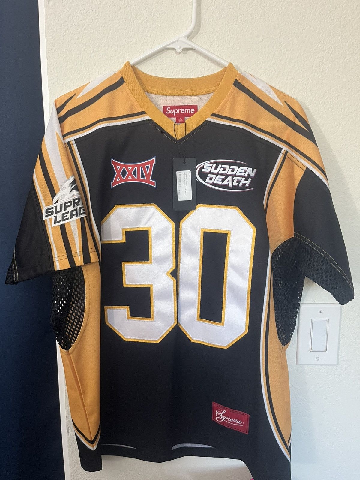 Supreme Supreme 2024 Sudden Death Football Jersey Small 30th Size US S / EU 44-46 / 1 - 1 Thumbnail