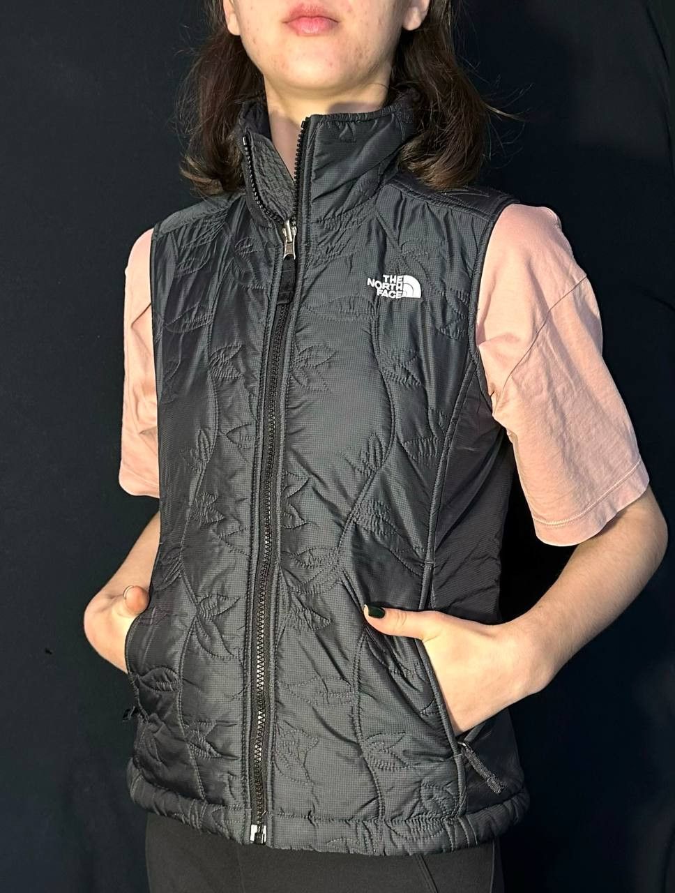 The North Face The North Face Woman zip Vest gray Flower Stitching Quilted Size XS / US 0-2 / IT 36-38 - 1 Thumbnail