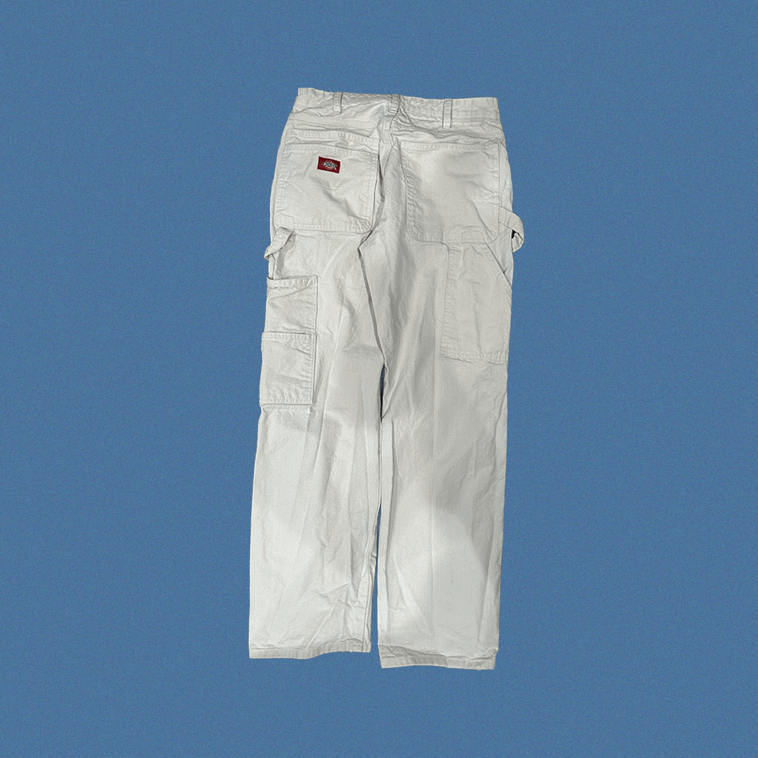 Dickies Cream Dickies Carpenter Pants Size US 32 / EU 48 - 2 Thumbnail