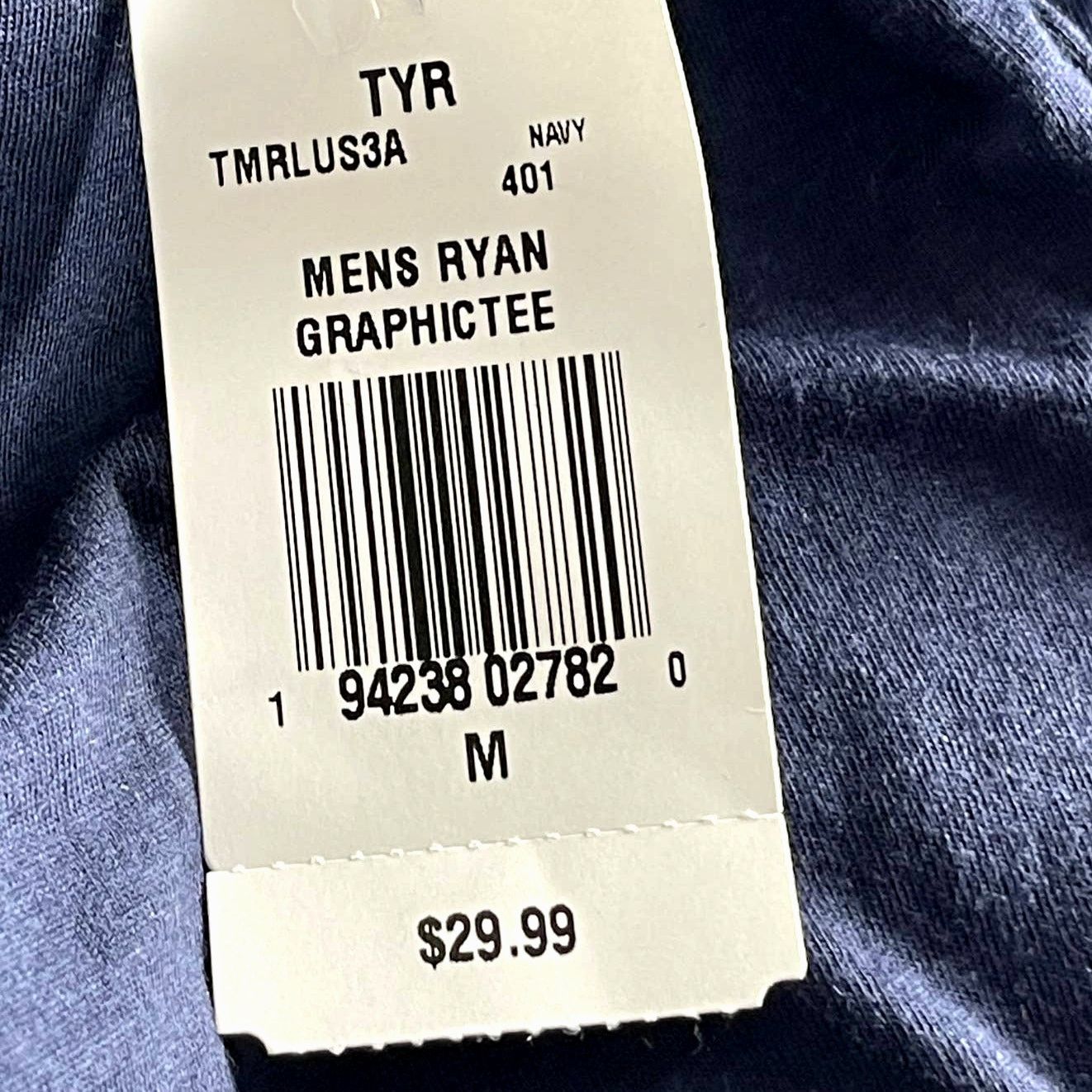 Other TYR Men's Ryan Lochte Graphic Tee - Navy Blue Medium - $30 Size US M / EU 48-50 / 2 - 4 Thumbnail