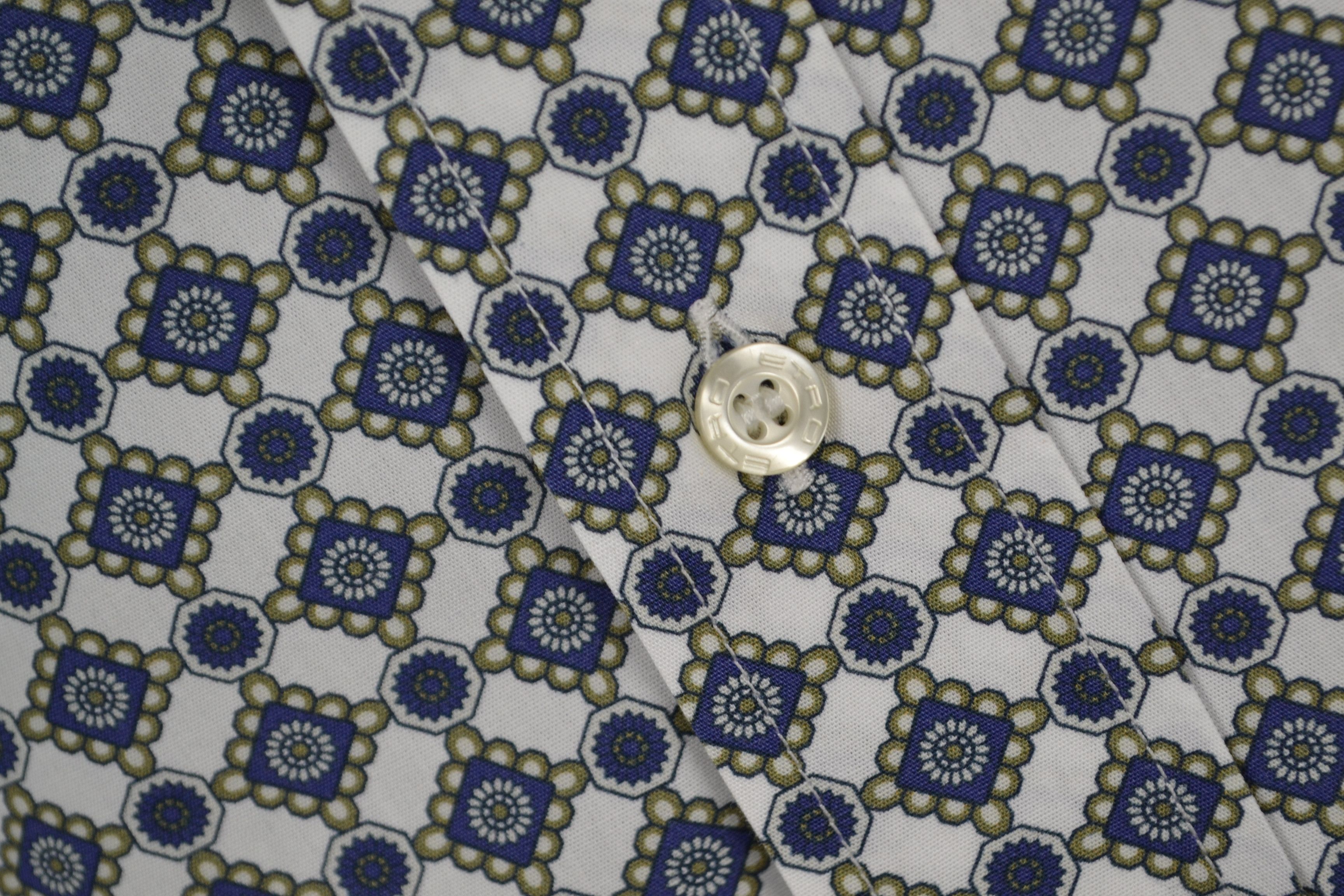 Etro Etro 42 L - XL Size Cotton Shirt Pattern Medallion Print Size US L / EU 52-54 / 3 - 3 Thumbnail