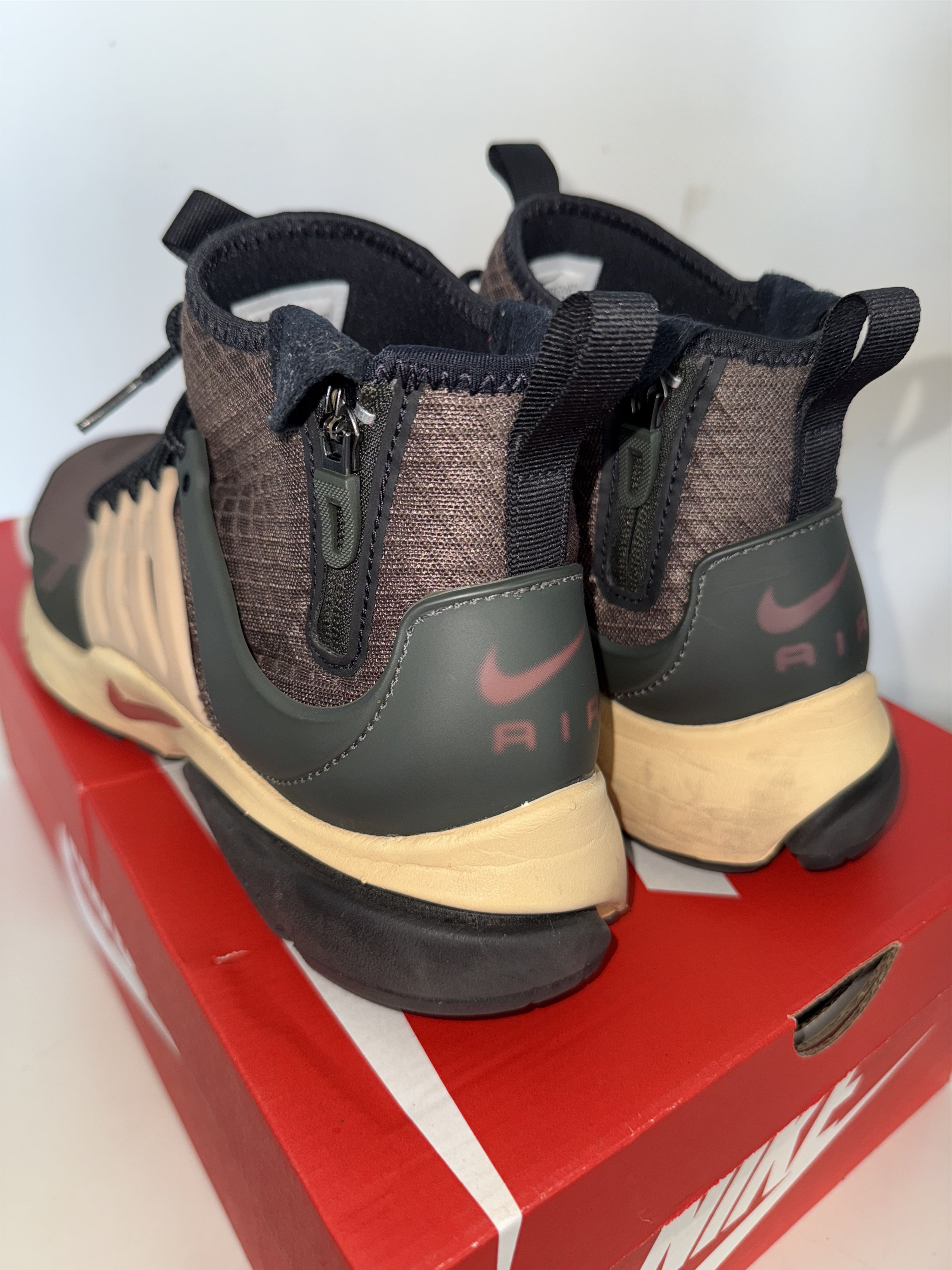 Nike Air Presto Mid Utility — Brown / Rust DC8751-200 Size US 10 / EU 43 - 4 Thumbnail