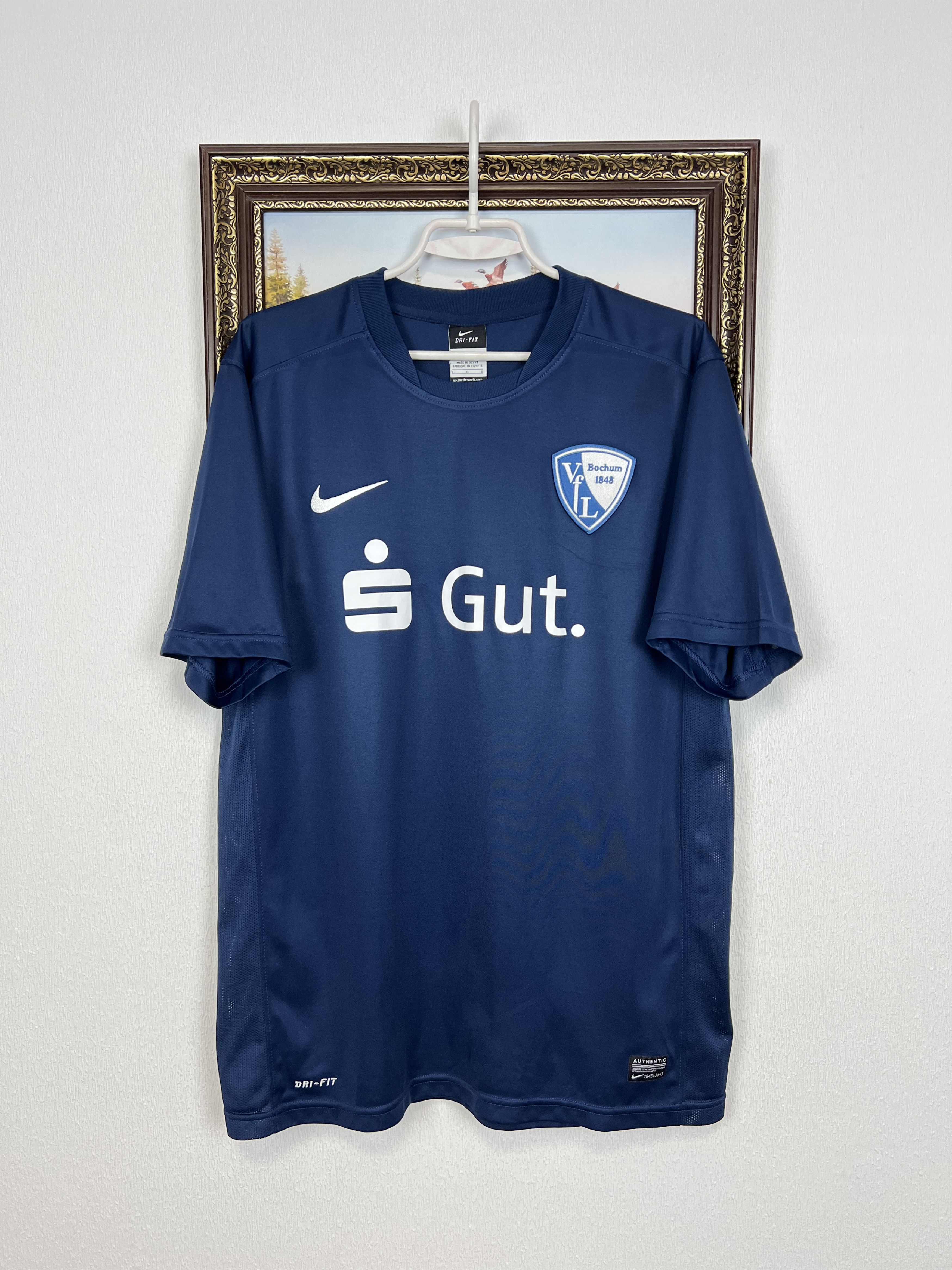 Nike VfL Bochum football shirt 2011 Soccer Blue Train Jersey Size US L / EU 52-54 / 3 - 1 Thumbnail