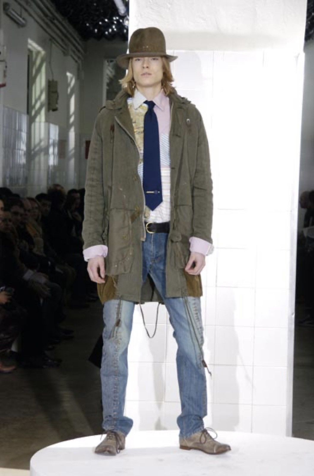 Maison MIHARA YASUHIRO 🔥 MiharaYasuhiro AW05 Distressed Dutch Military Field Jacket Size US S / EU 44-46 / 1 - 2 Thumbnail