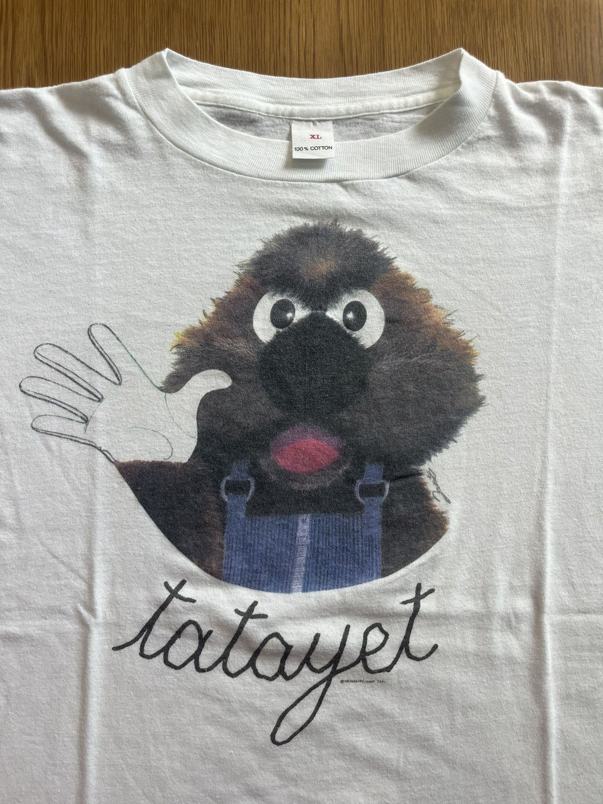 Arts & Science Vintage Tatayet Hand puppet by Michel Dejeneffe 91’s Tshirt Size US XL / EU 56 / 4 - 5 Thumbnail
