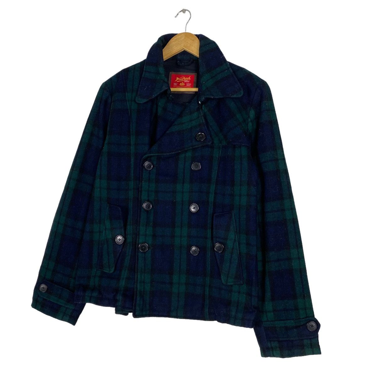 Japanese Brand Woolrich double breasted tartan jacket Size US M / EU 48-50 / 2 - 2 Thumbnail
