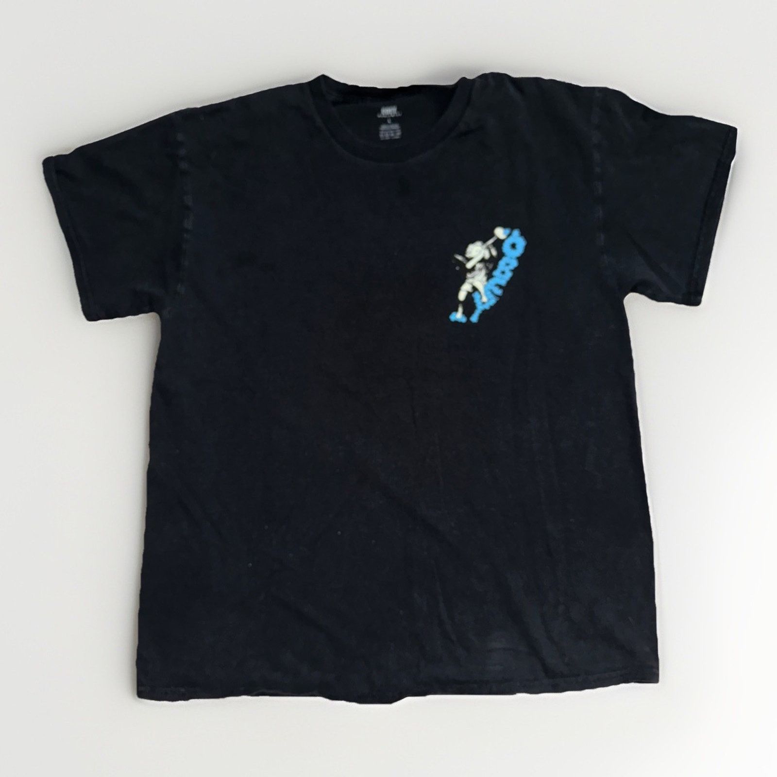 Obey Obey Angel Graphic T-Shirt Black L 20x26 Shepard Fairey Size US L / EU 52-54 / 3 - 4 Thumbnail