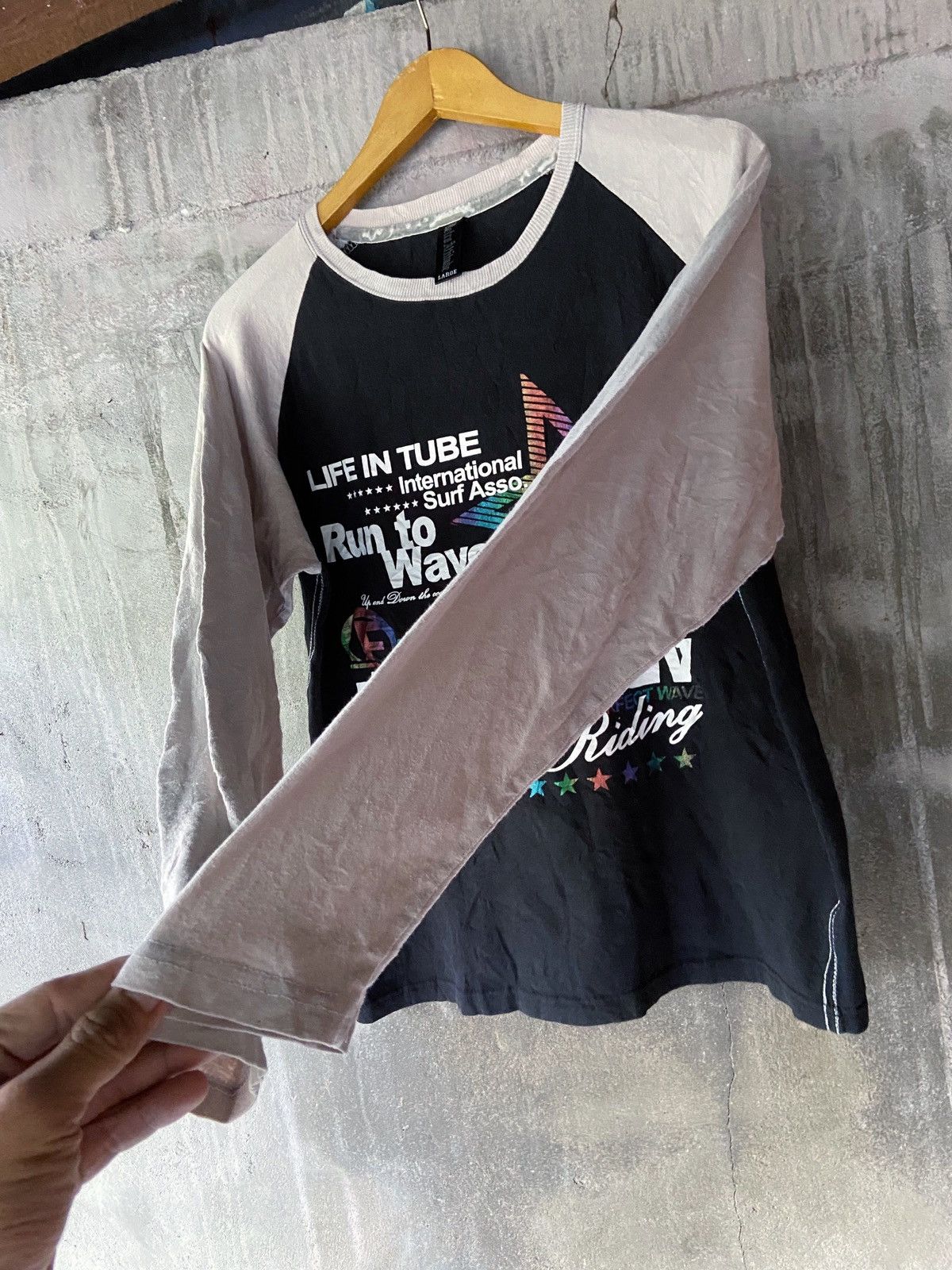 Beauty Beast × Hysteric Glamour × Japanese Brand JAPANESE RUN TO WAVE LONG SLEEVE Size US M / EU 48-50 / 2 - 2 Thumbnail