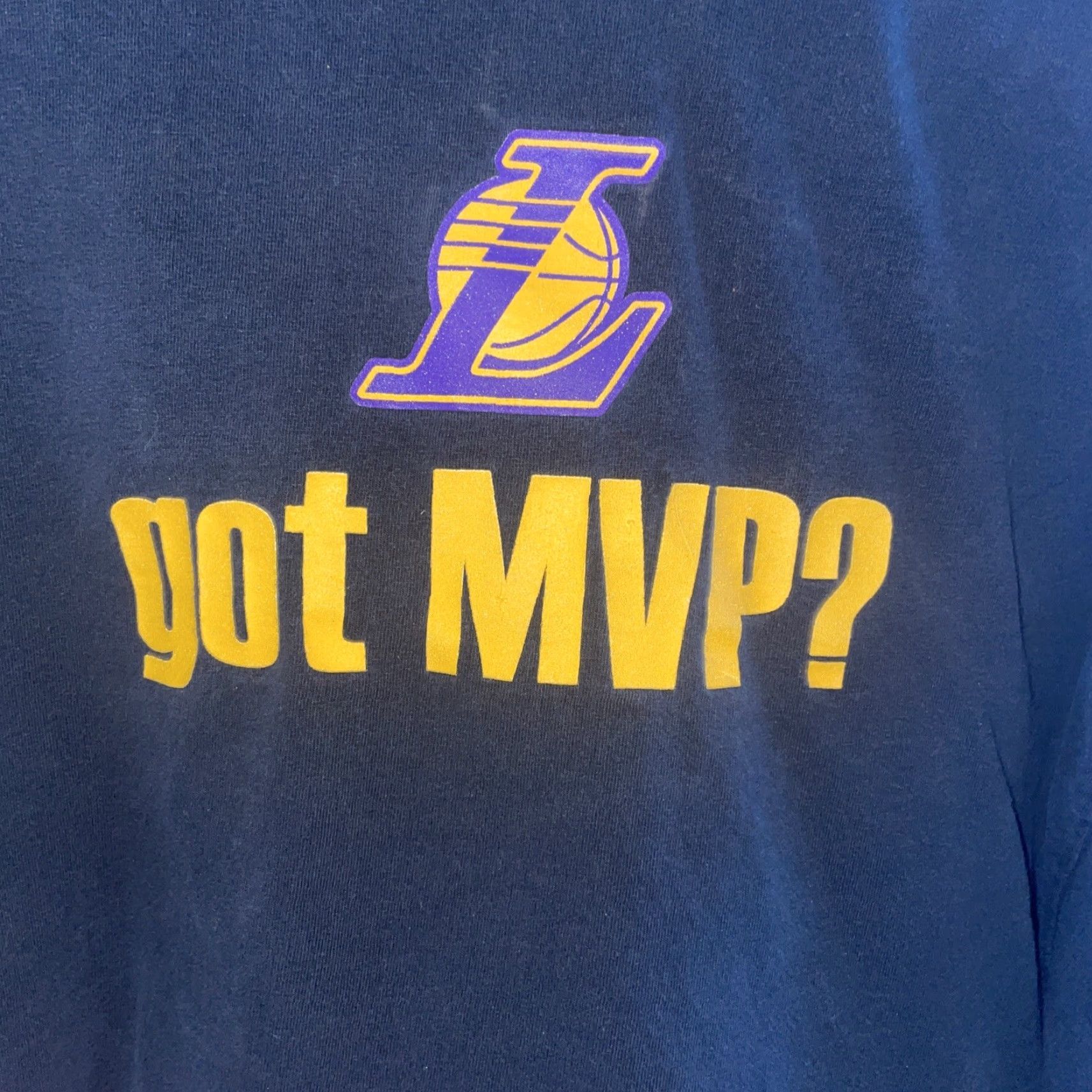 Champion VINTAGE Los Angeles Lakers Western Conference Champions 3XL T-Shirt Men Black Got MVP? Size US XXL / EU 58 / 5 - 4 Thumbnail