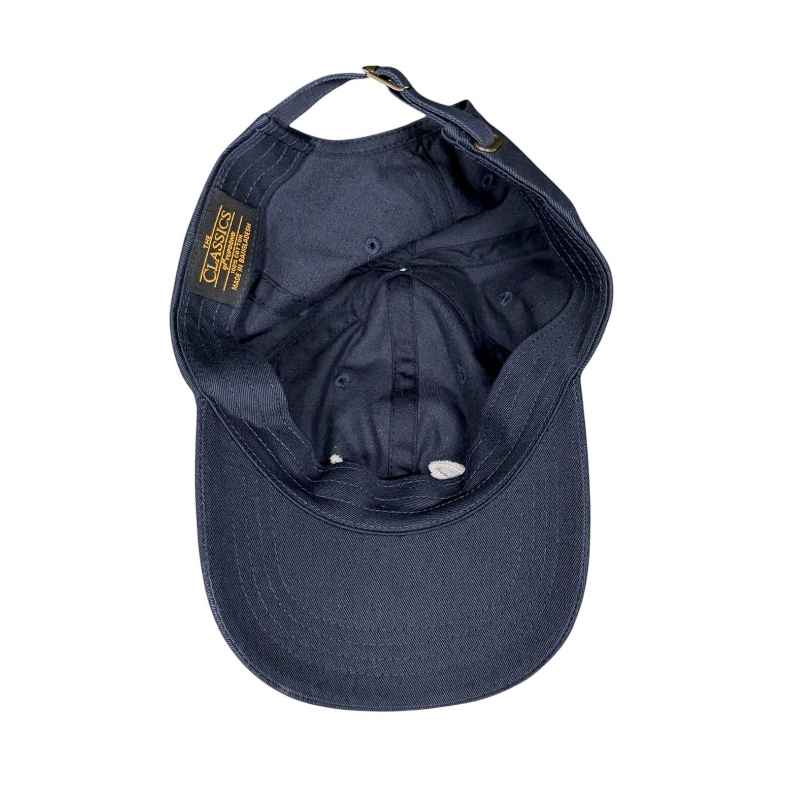 Yupong Capitol Records Navy Blue White One Size Strapback Hat Cap Size ONE SIZE - 5 Thumbnail