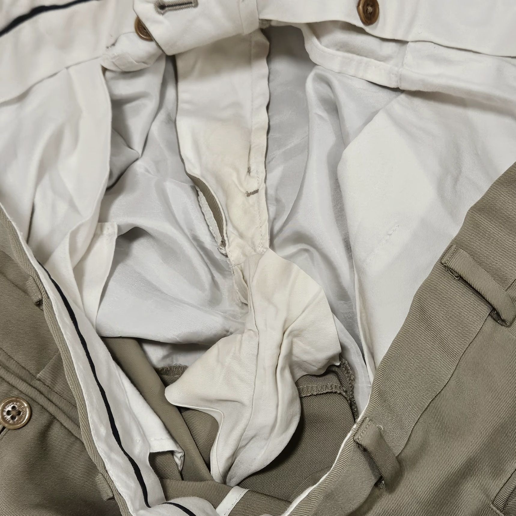 Brooks Brothers VINTAGE Brooks Brothers Dress Pants Tan 100% Wool Madison 1818 Pleated Cuffed Straight Leg 40 Men Size US 40 / EU 56 - 5 Thumbnail
