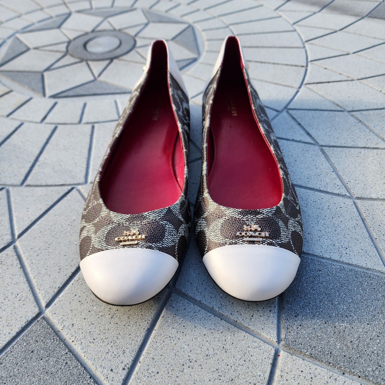 Coach Coach Chelsea Colorblock Signature Leather Ballet Flats 9.5 Size US 9.5 / IT 39.5 - 4 Thumbnail