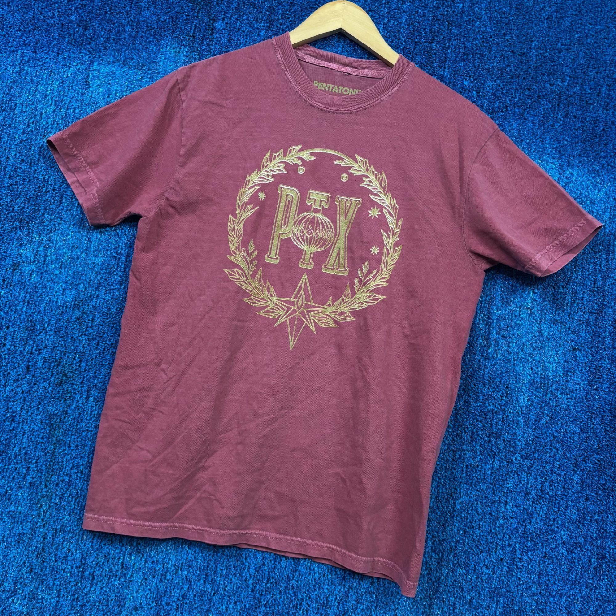 Band Tees Pentatonix PTX Crest X-mas Brick A Cappella Pop Group Tee M Size US M / EU 48-50 / 2 - 3 Thumbnail
