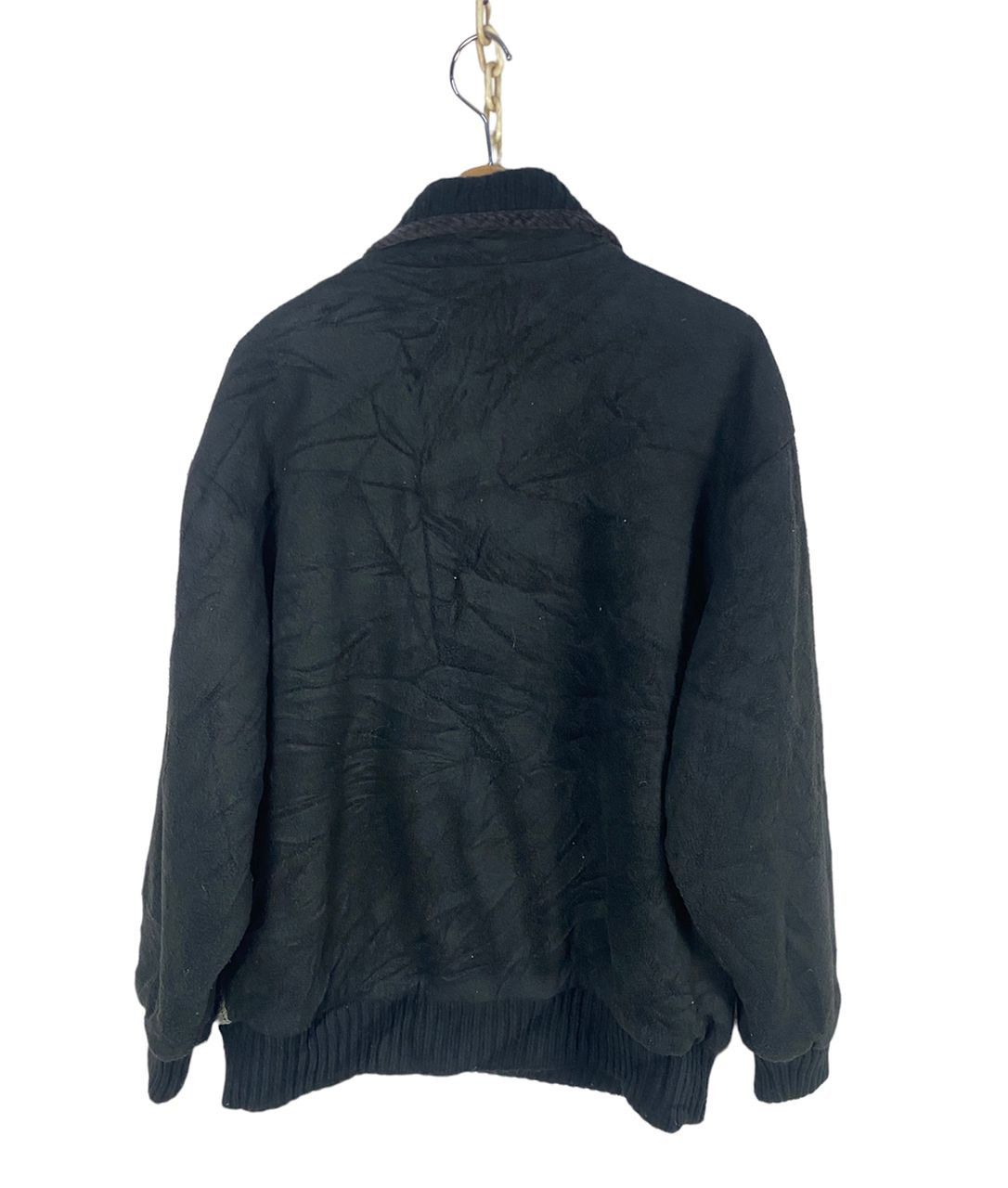 Japanese Brand Rudolph Valentino knit bombers button up jacket Size US L / EU 52-54 / 3 - 2 Thumbnail