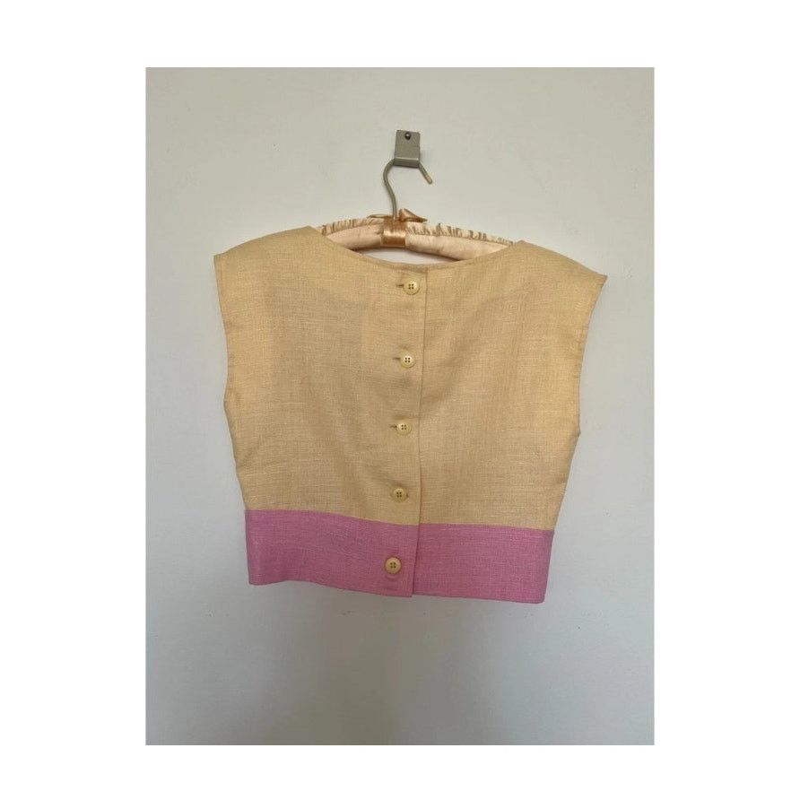 Oscar De La Renta VINTAGE 70'S Oscar De La Renta Couture SKIRT + MATCHING TOP Size 27" / US 4 / IT 40 - 6 Thumbnail