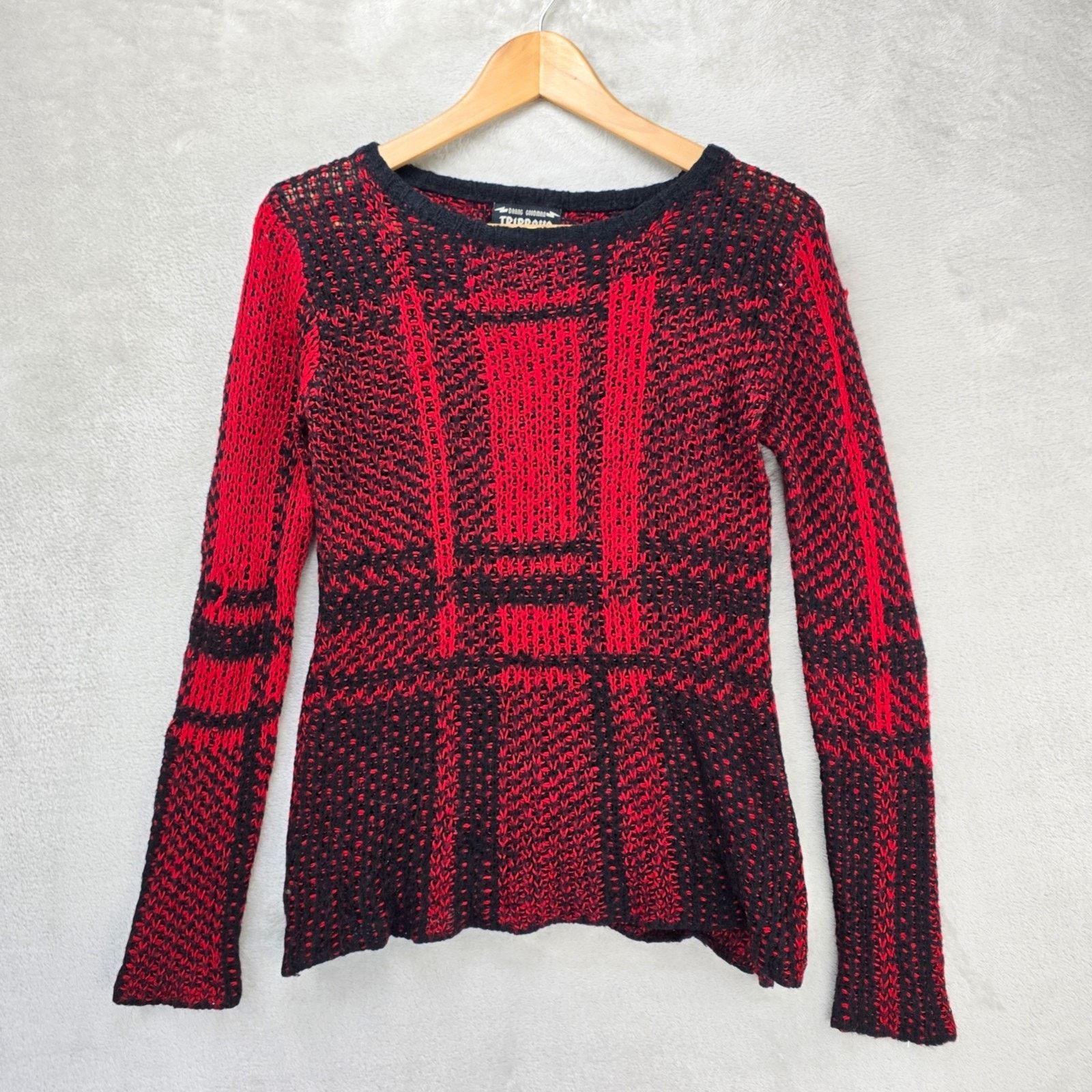 Tripp NYC Tripp NYC Plaid Sweater Pullover Women Medium Daang Goodman Size M / US 6-8 / IT 42-44 - 1 Thumbnail
