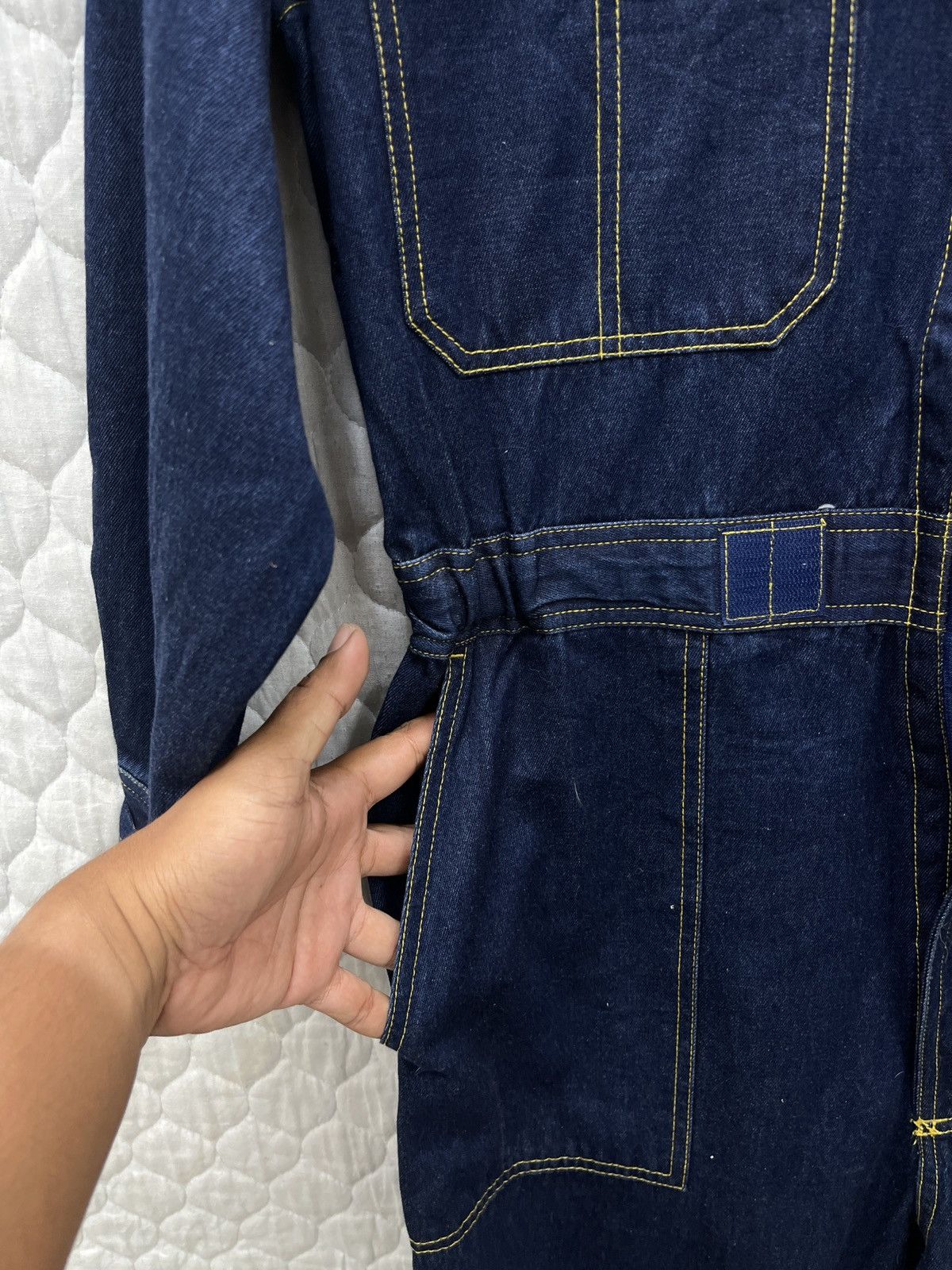 Japanese Brand 🔥🔥🔥ARCHIVE EVENRIVER JAPANESE DENIM OVERALL Size US 34 / EU 50 - 6 Thumbnail